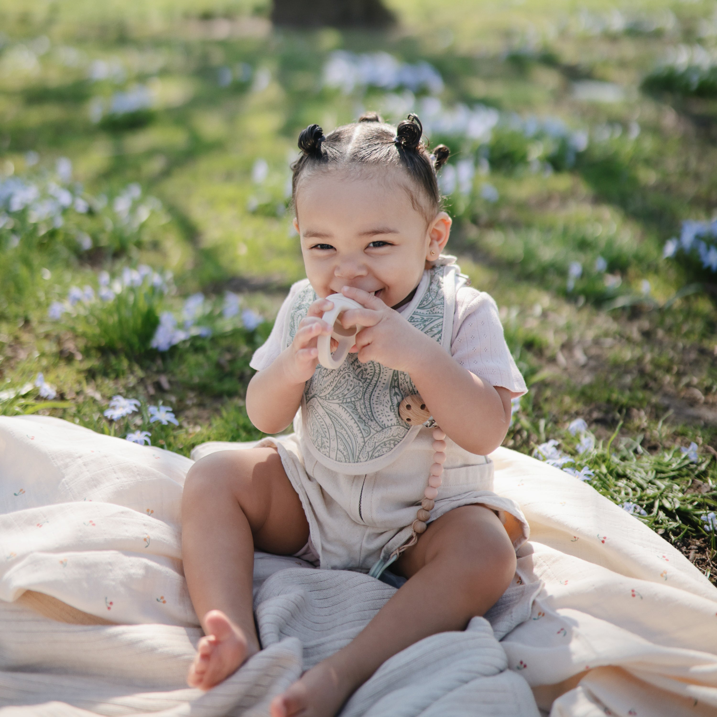 Silicone Pacifier Clip | Eva Pacifier Clip Mushie