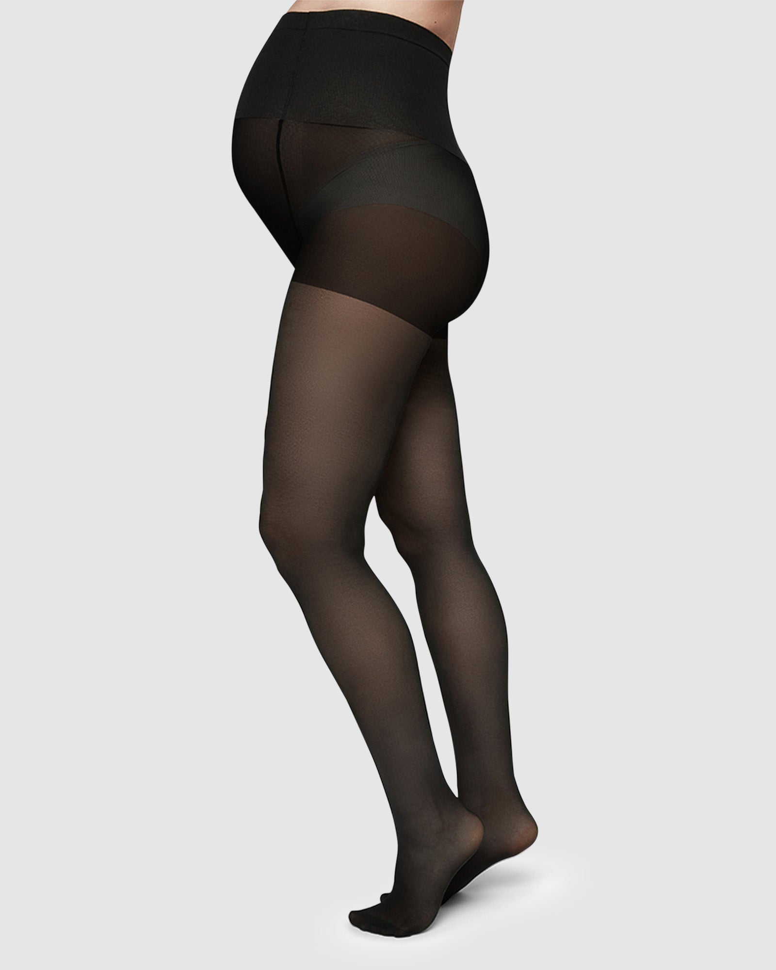Amanda Maternity Tights - Black
