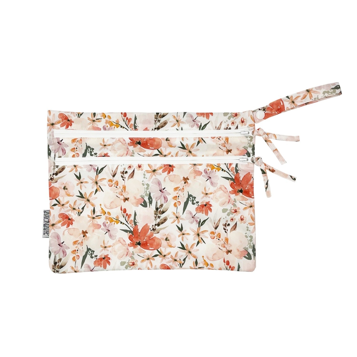 Peachy Dreams - Waterproof Wet Bag (For mealtime, on-the-go, and more!) BapronBaby