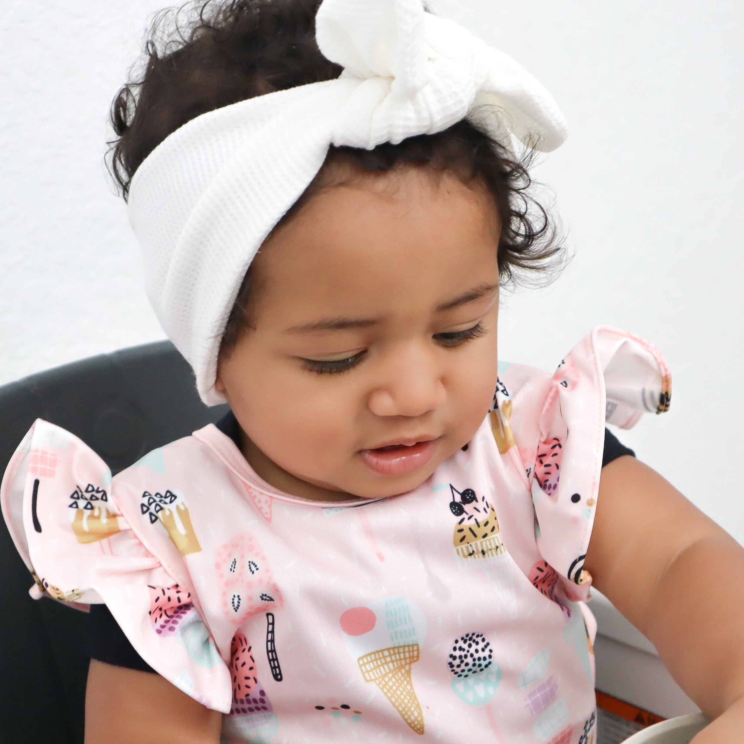 Pink Ice Cream Flutter Bapron BapronBaby