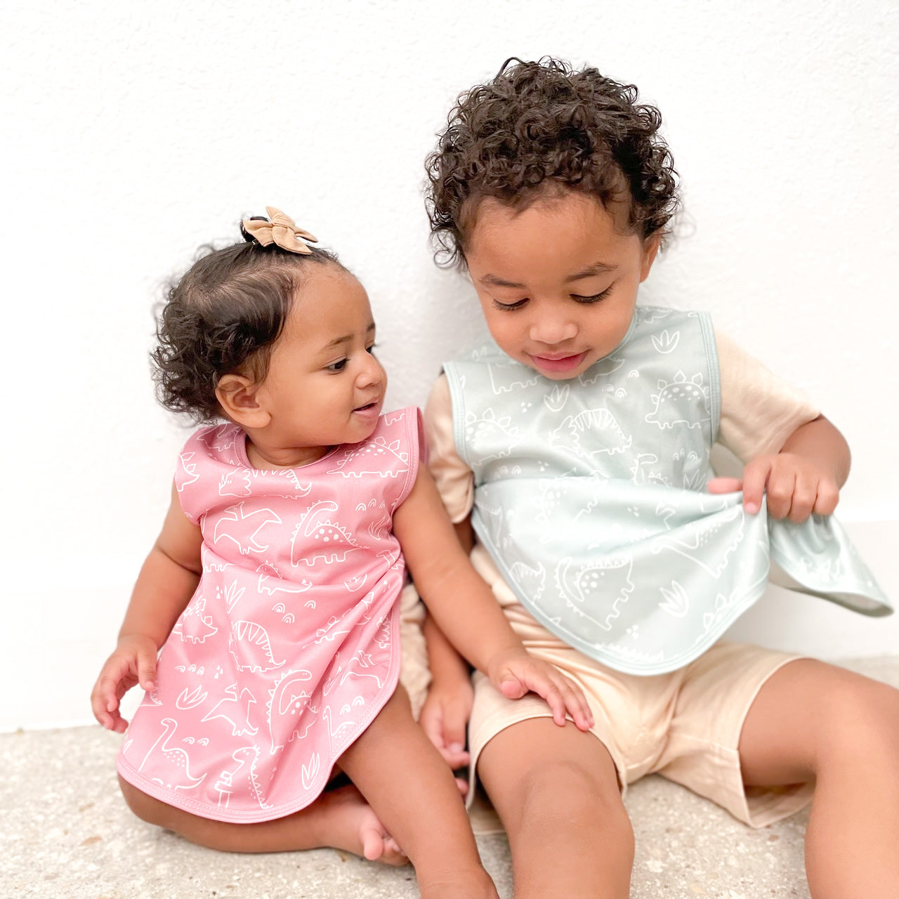 Dino Friends - Blush Bapron BapronBaby