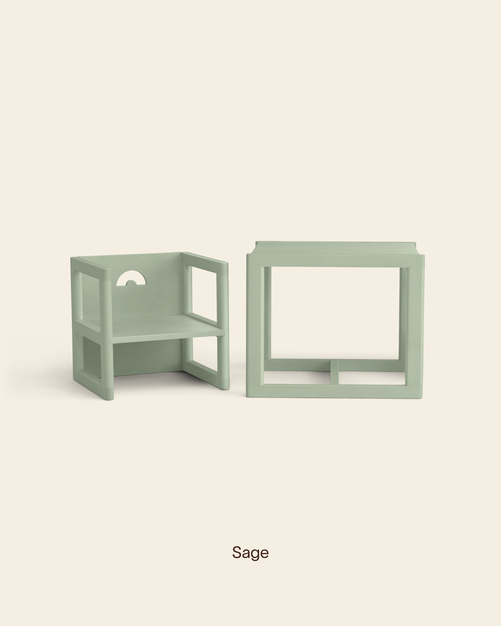 Reversible Chair and Play Table Set