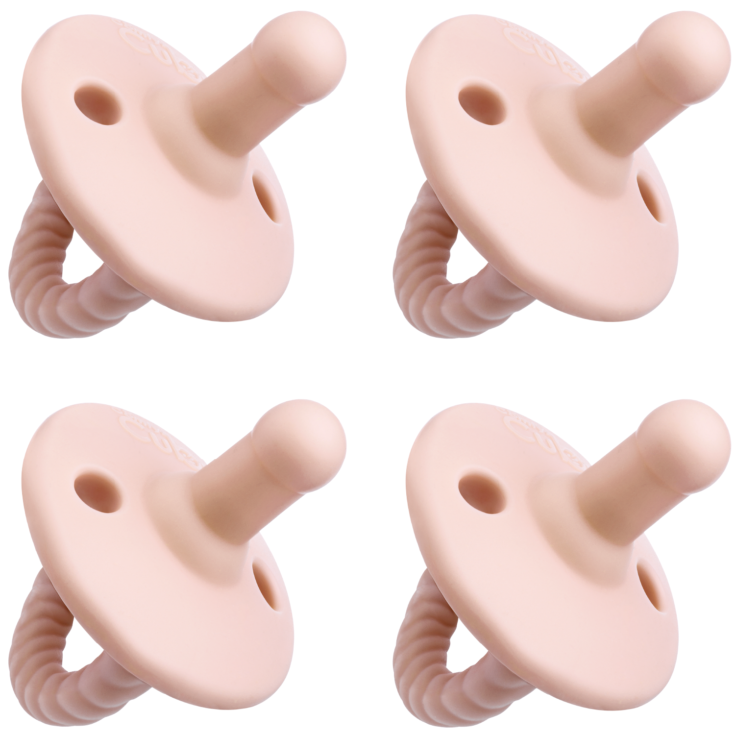 Pacifiers in Pink Blush, 4 Pack