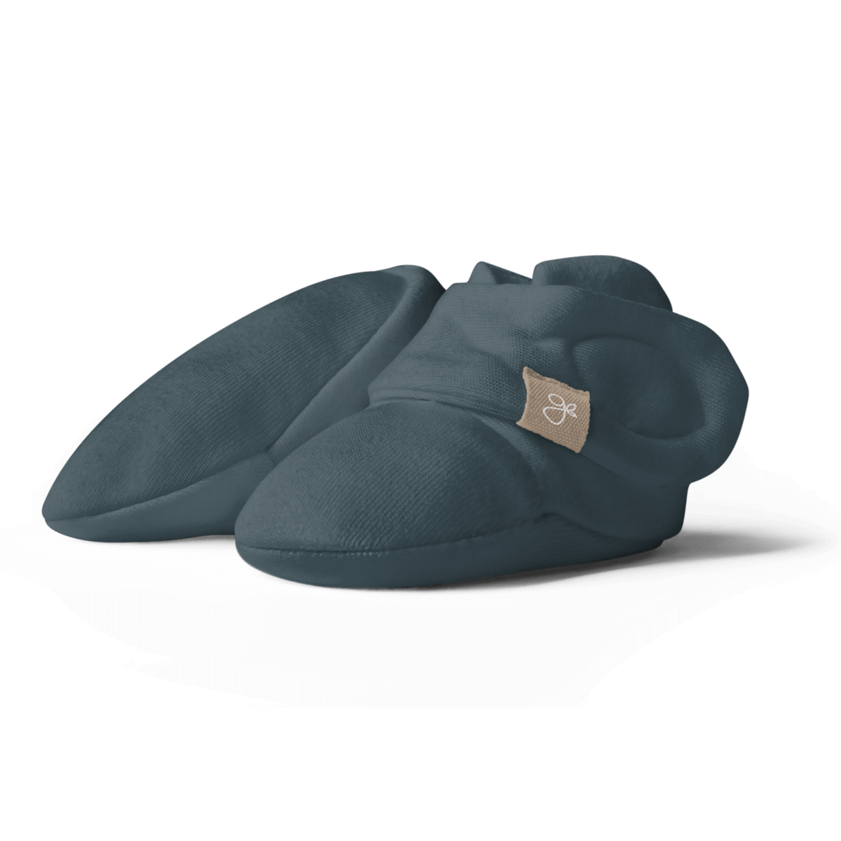 STAY ON BOOTS | MIDNIGHT — Bamboo Organic Cotton Blend, 0–12M