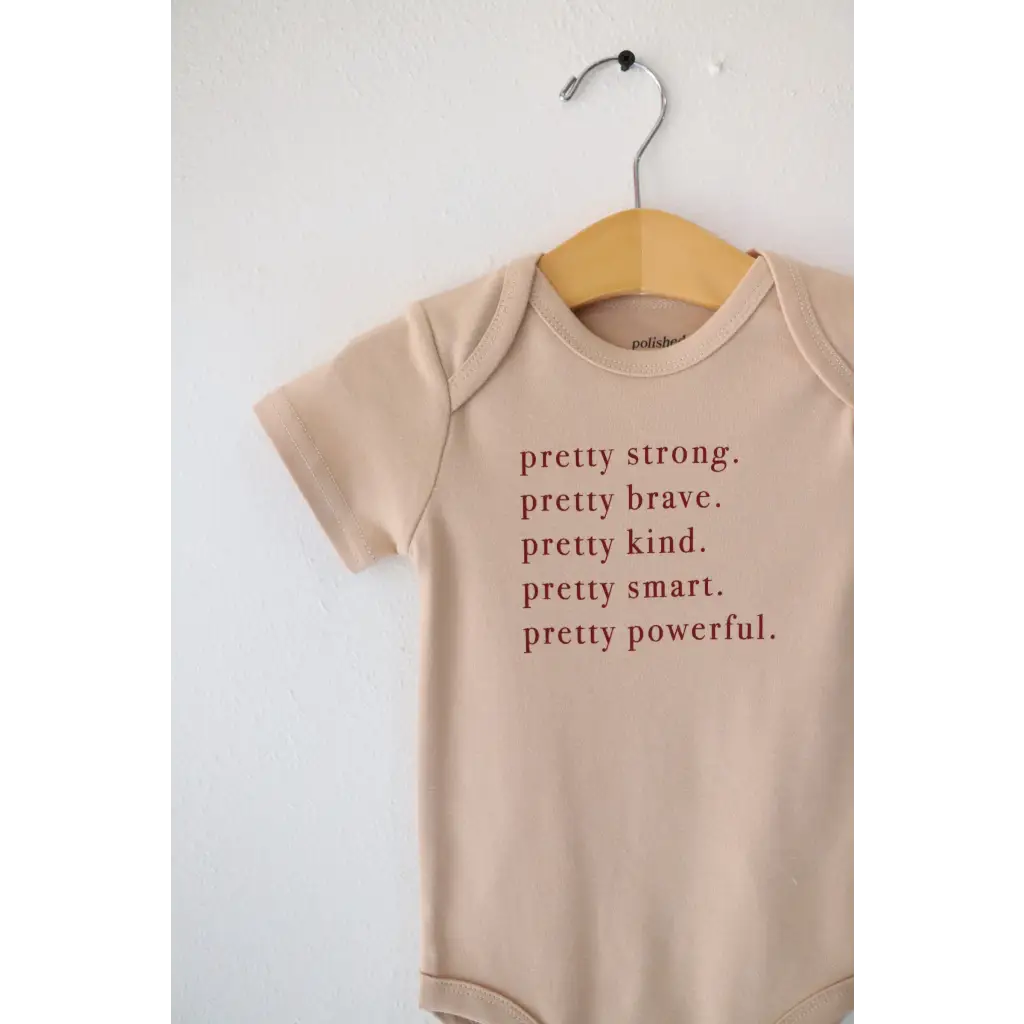 Pretty Brave Organic Cotton Baby Onesie