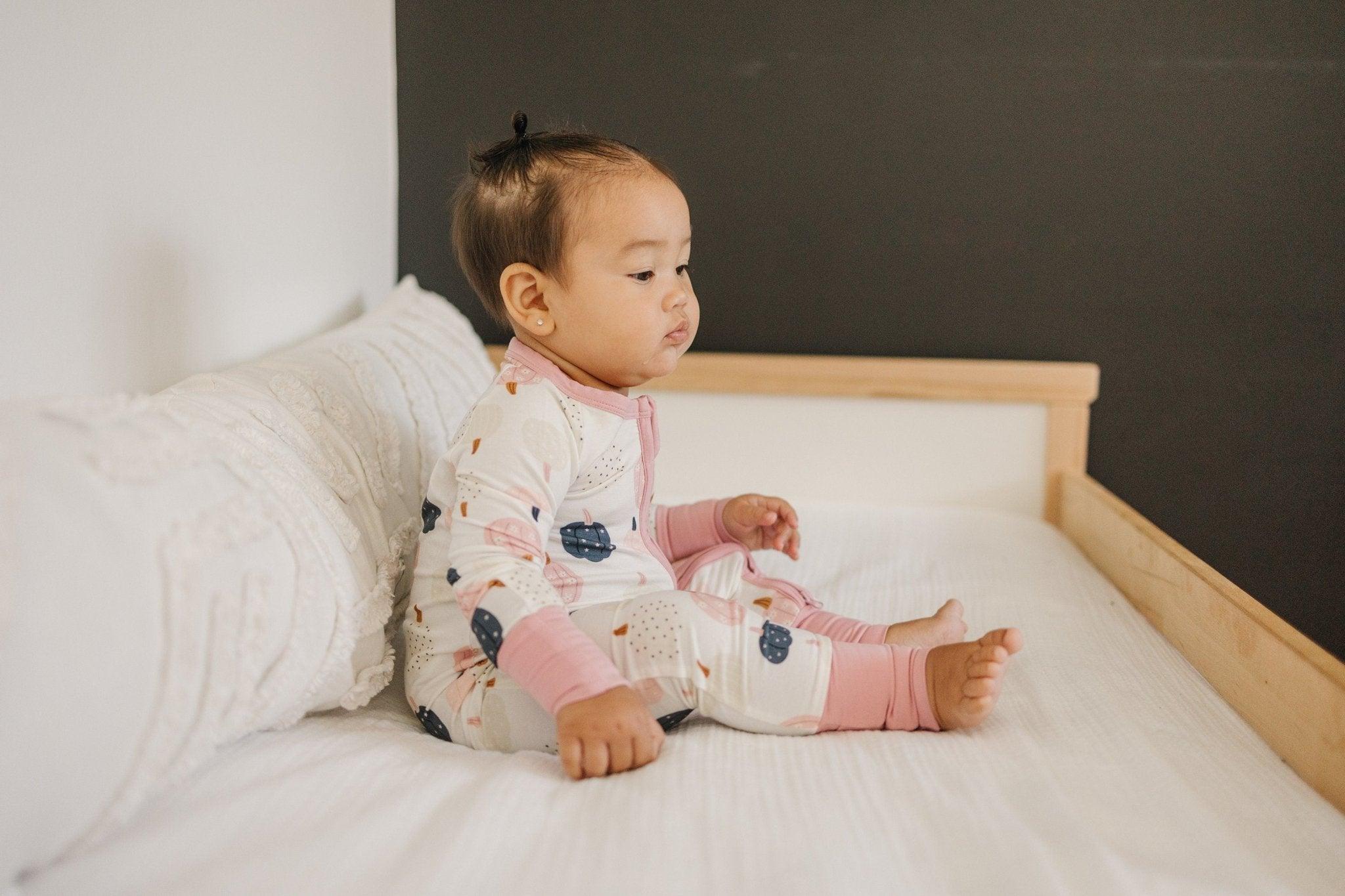 Pretty 'n Pumpkin Bamboo Zippy Romper