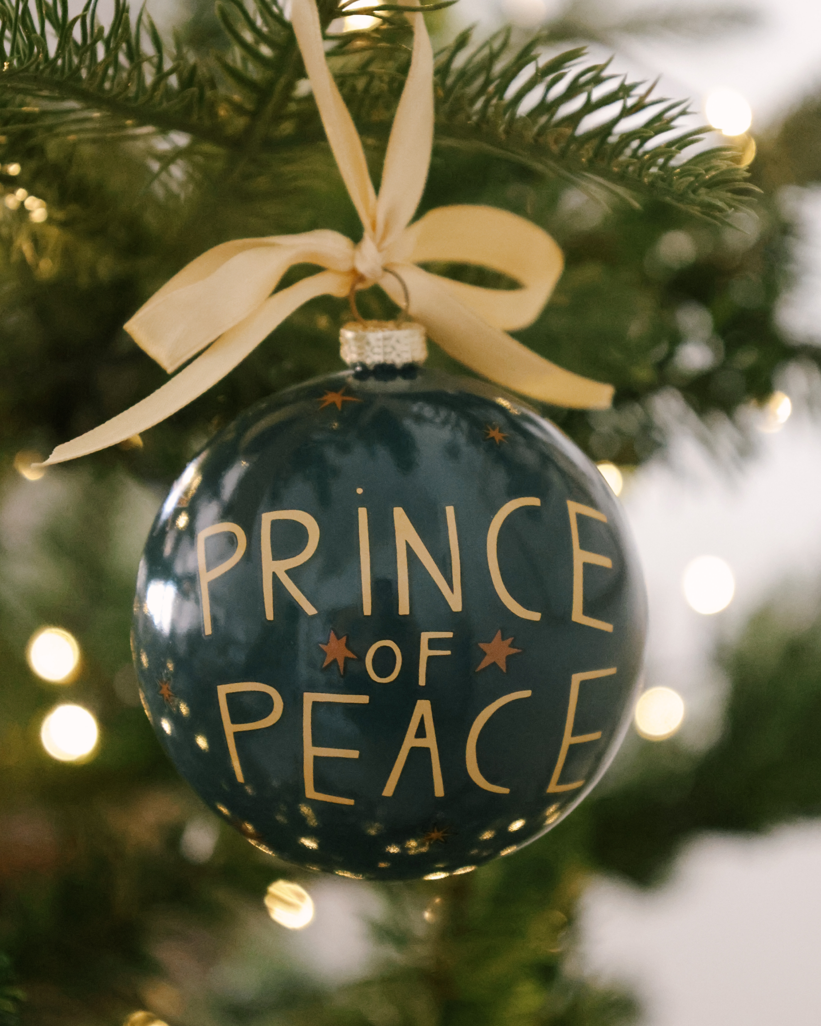 Prince of Peace Non-Breakable Christmas Ornament