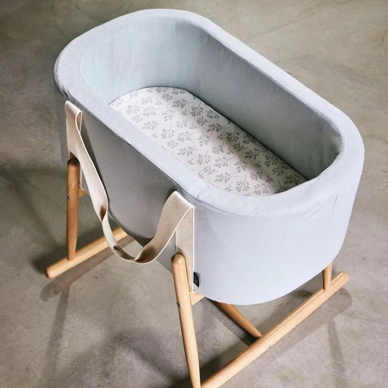Fitted Sheet for Kuko Moses Basket and kumi Crib mattress cover Charlie Crane