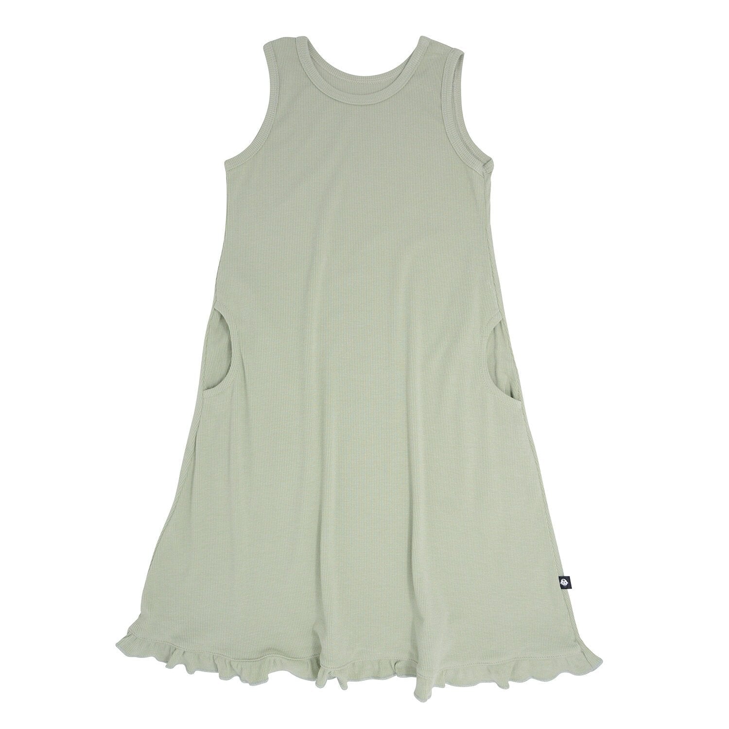 Summer Boho Dress - Desert Sage Ribbed