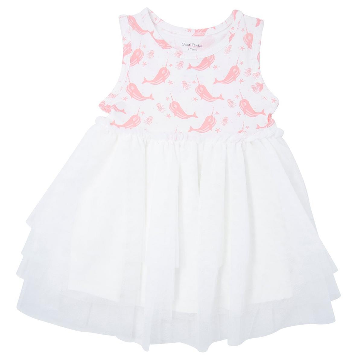 Baby Tutu Dress - Narwhal Pink