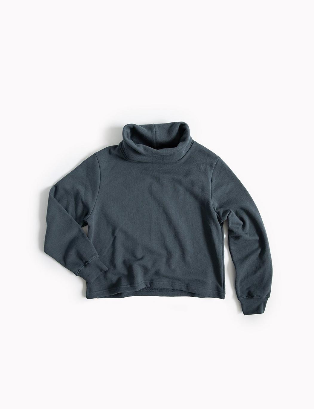 The Women's Funnel Neck Sweatshirt - Dusk