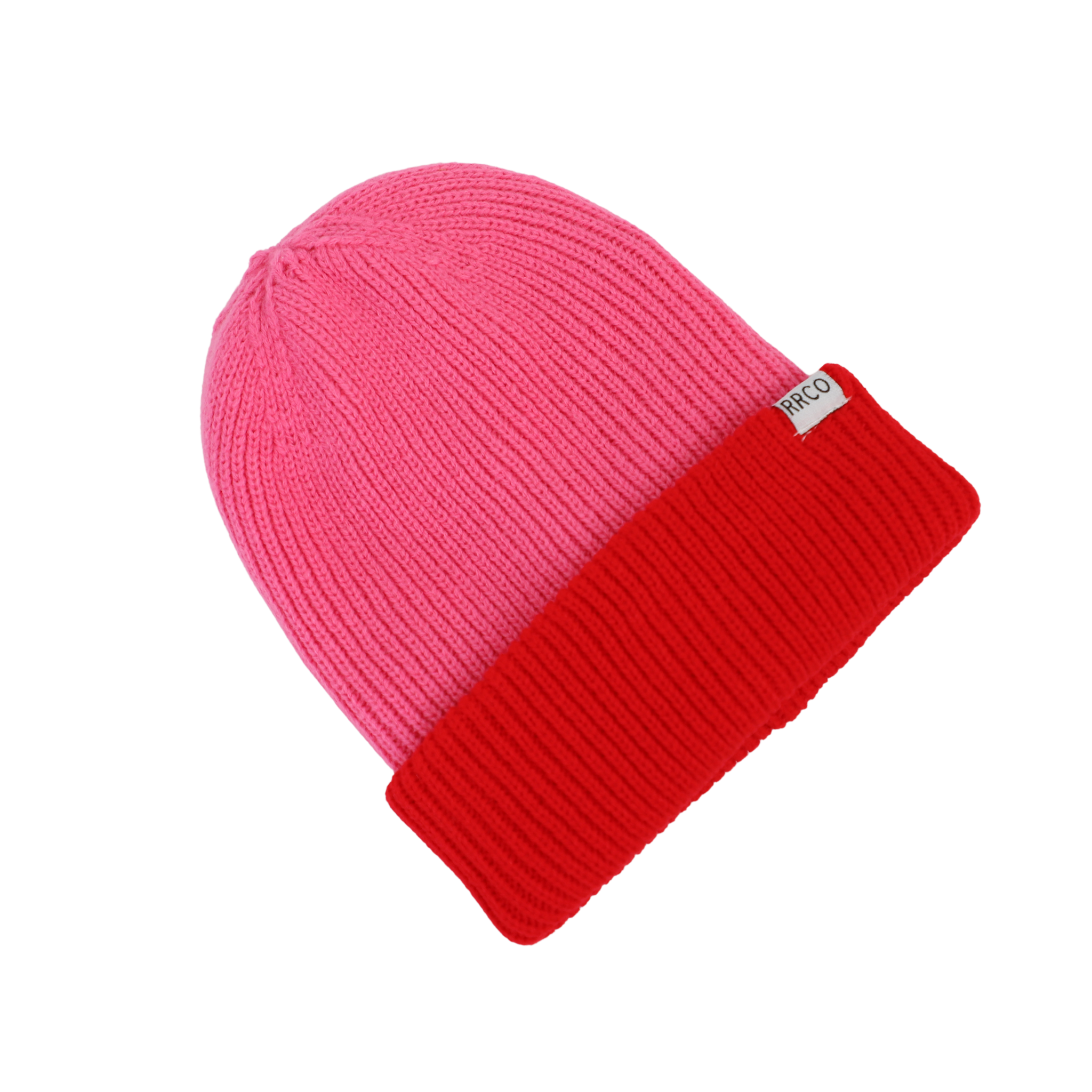 Thick Knit Beanie Red/Pink