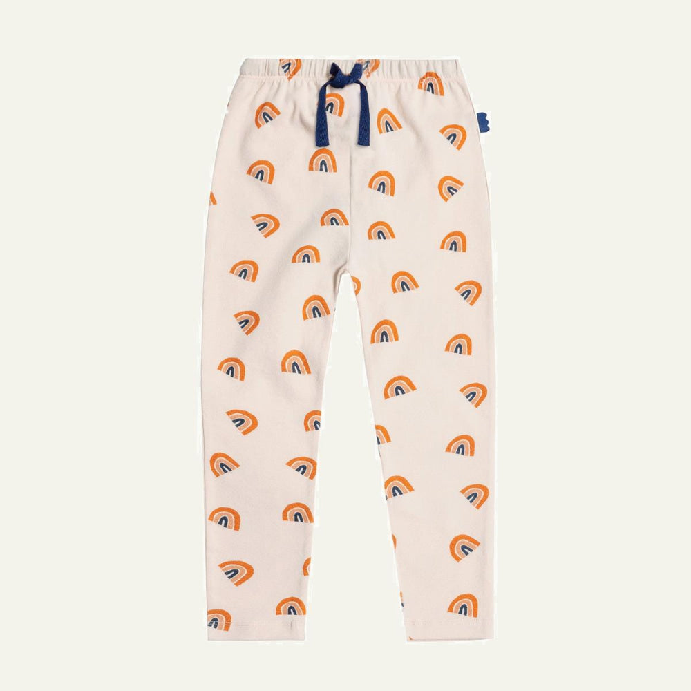 Rainbow Kid Leggings - Soft Pink/multi - FINAL SALE