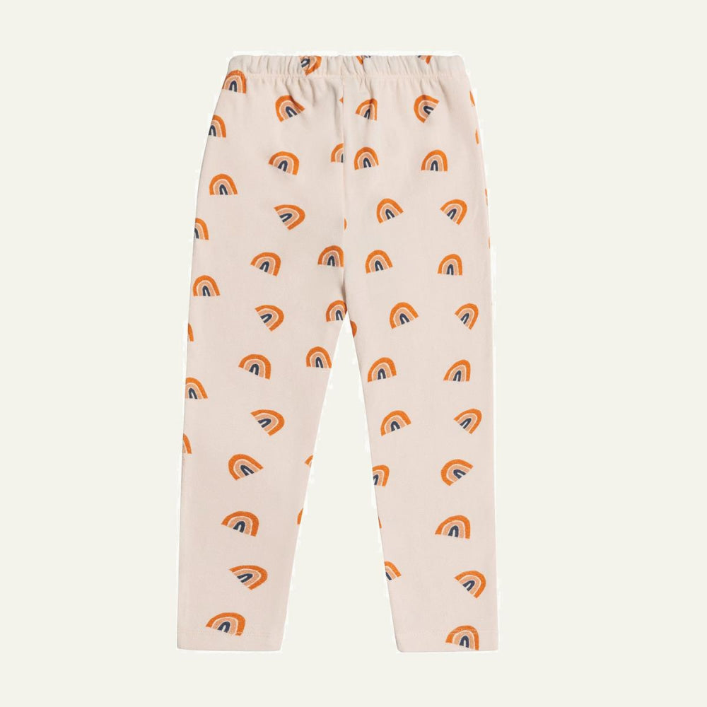 Rainbow Kid Leggings - Soft Pink/multi - FINAL SALE