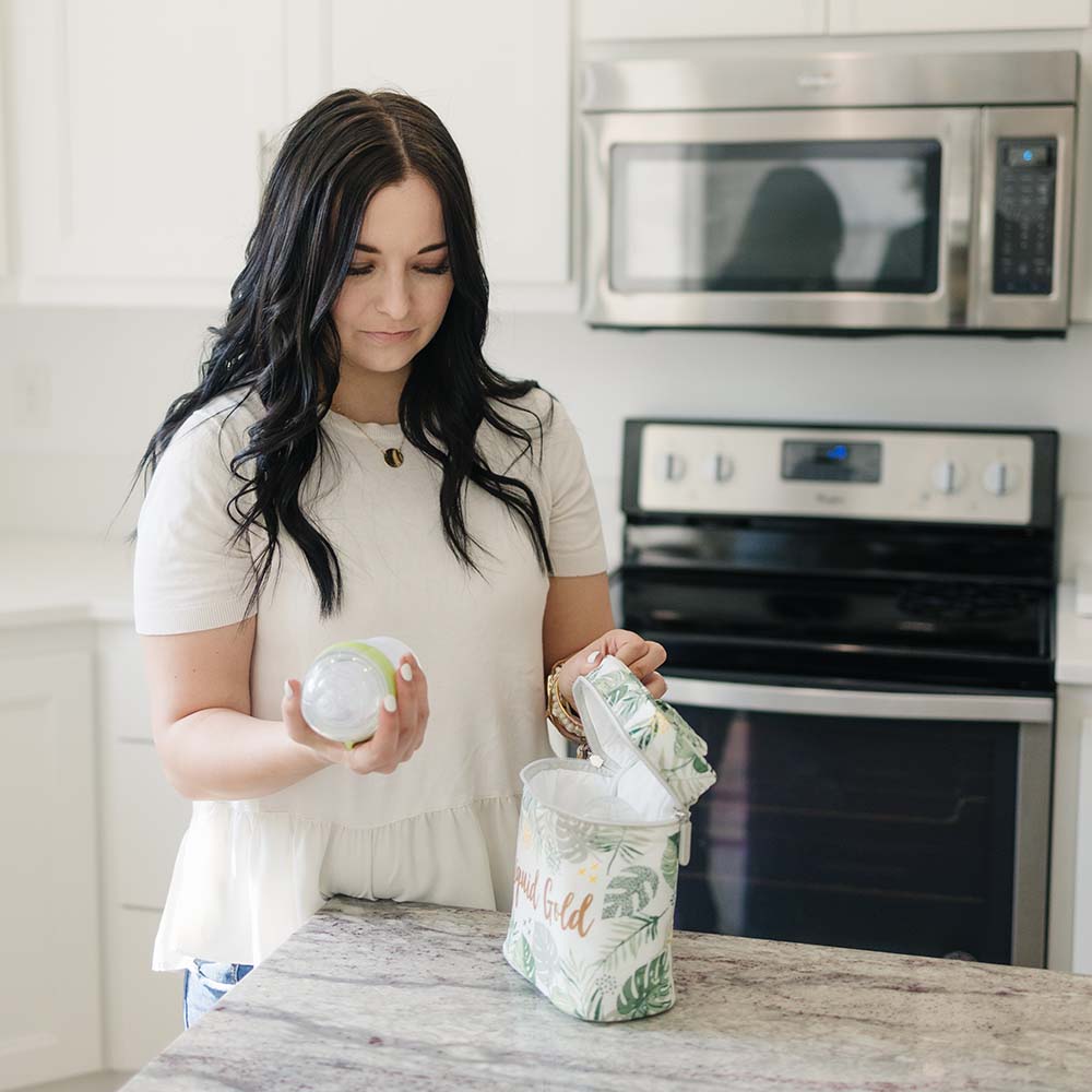 Liquid Gold Insulated Bottle Bag Bottle Bag Bebe au Lait