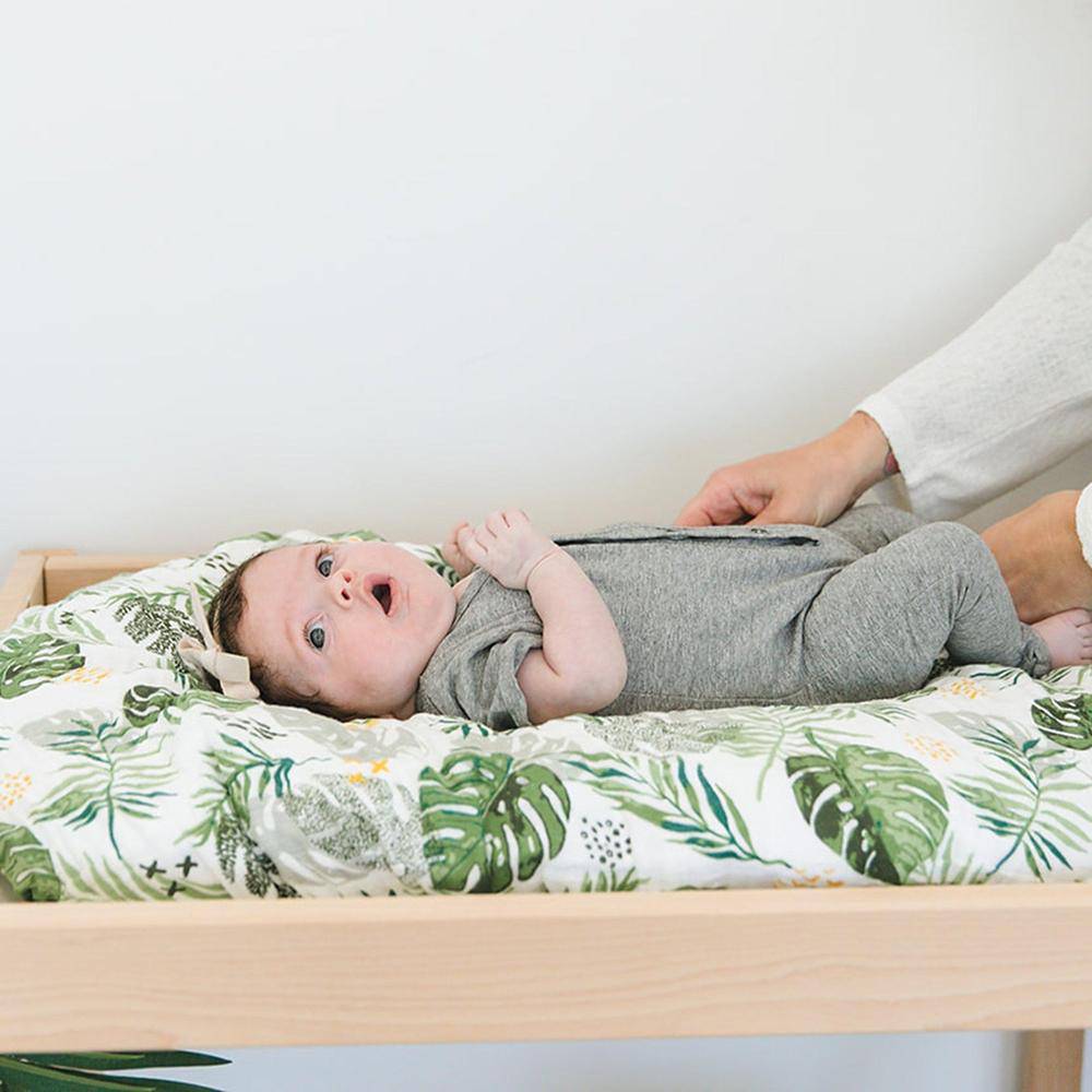 Rainforest Classic Muslin Changing Pad Cover Changing Pad Cover Bebe au Lait