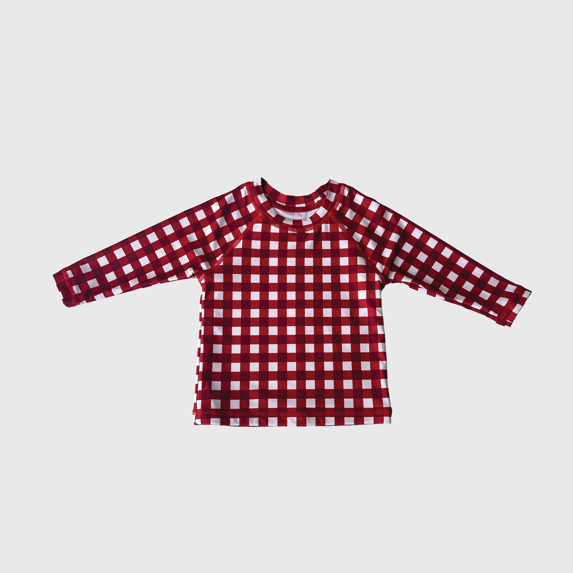 Child Rash Guard | Scarlet Gingham