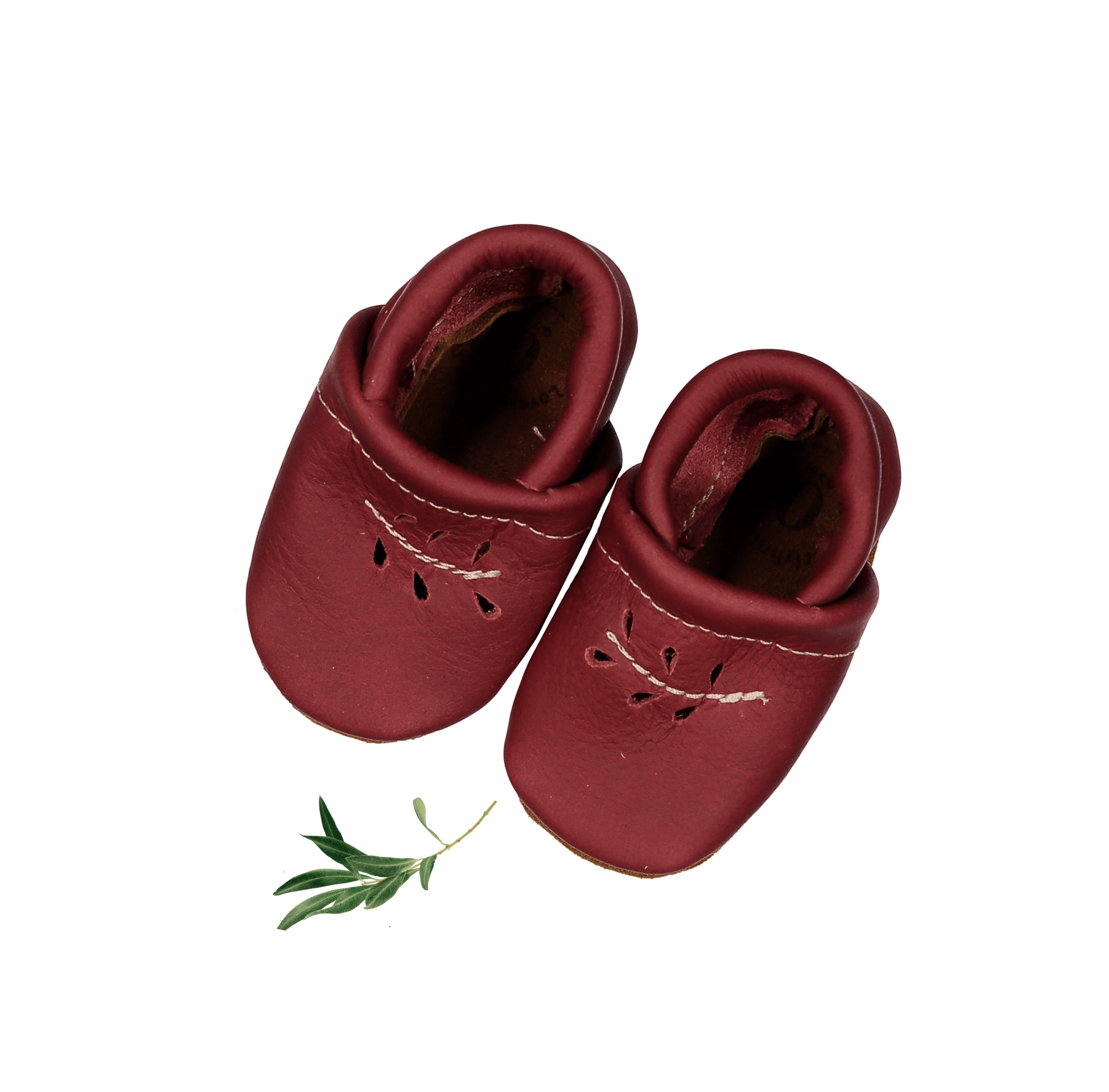 The Leather Mocc - Raspberry Shoes Lovely Littles