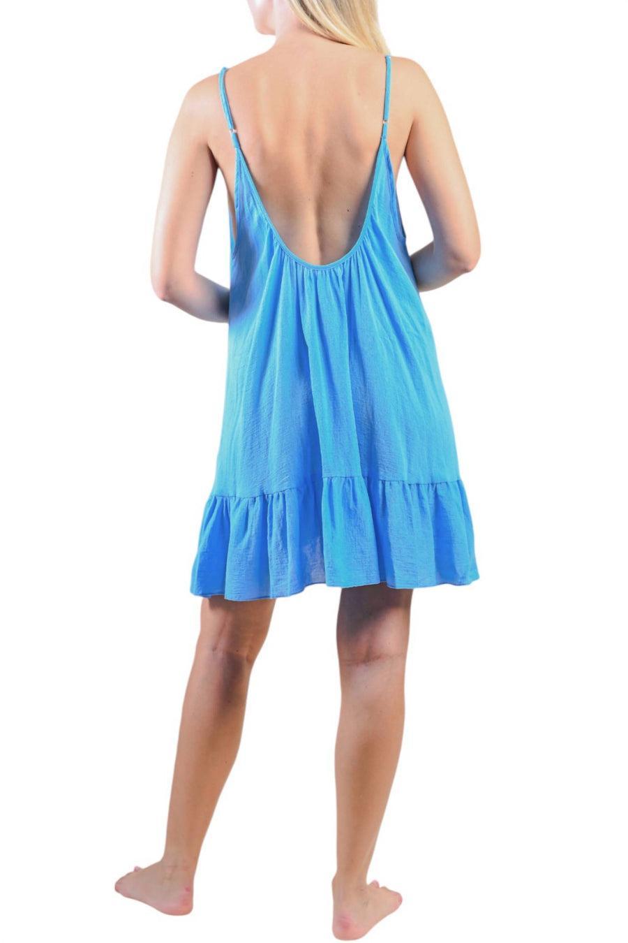 Bella Dress - Capri Blue