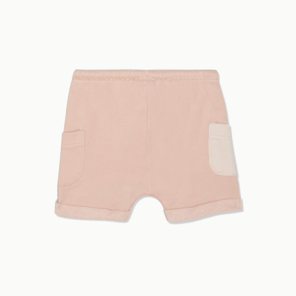 Recycled Cotton Misty Rose Baby Shorts - Misty Rose - FINAL SALE