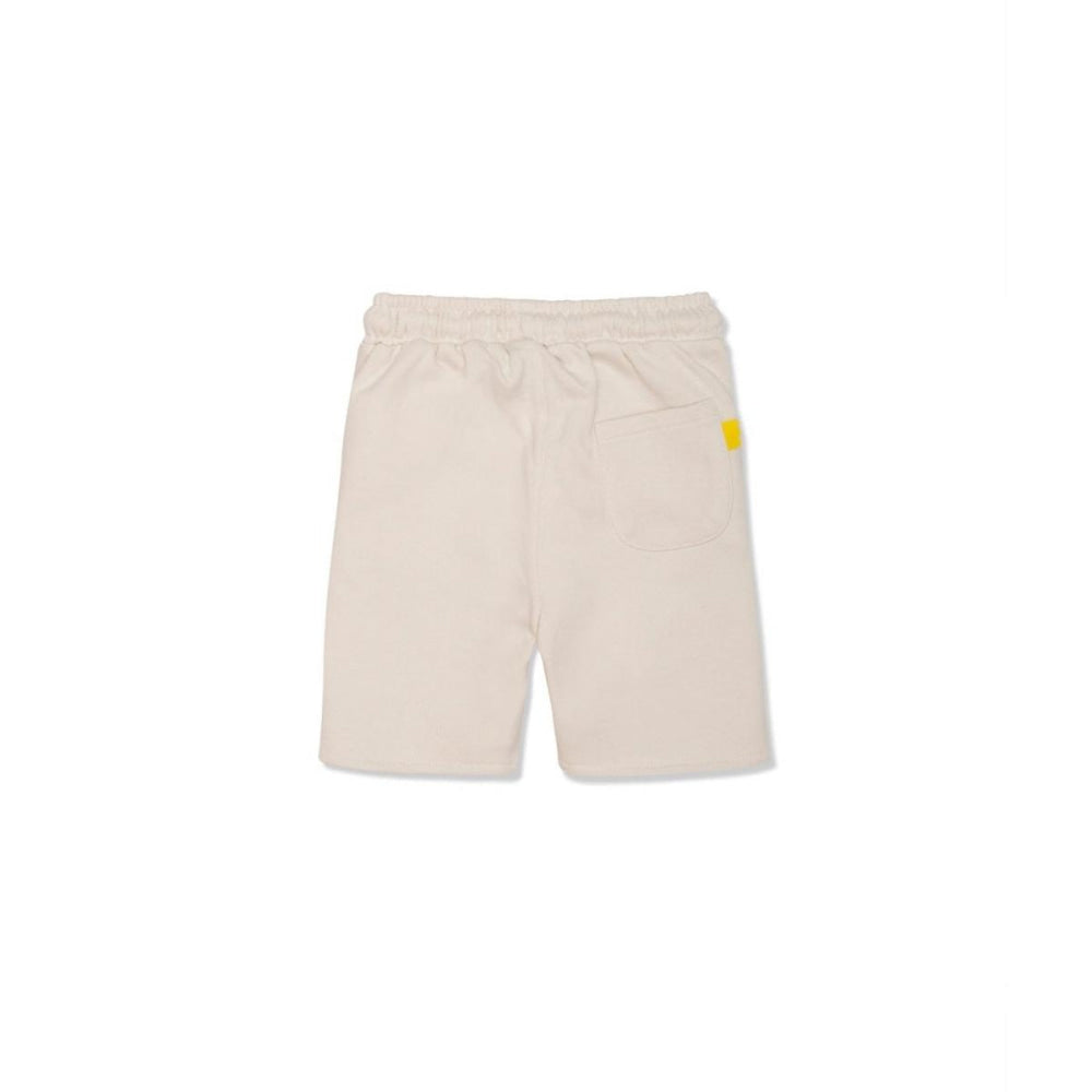 Recycled Cotton Natural Kid Shorts - Natural - FINAL SALE