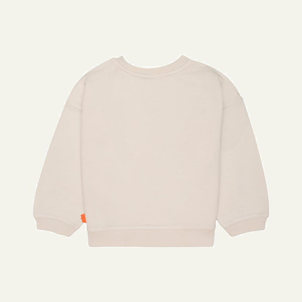 Recycled Cotton Pockets Kid Sweatshirt - Natural