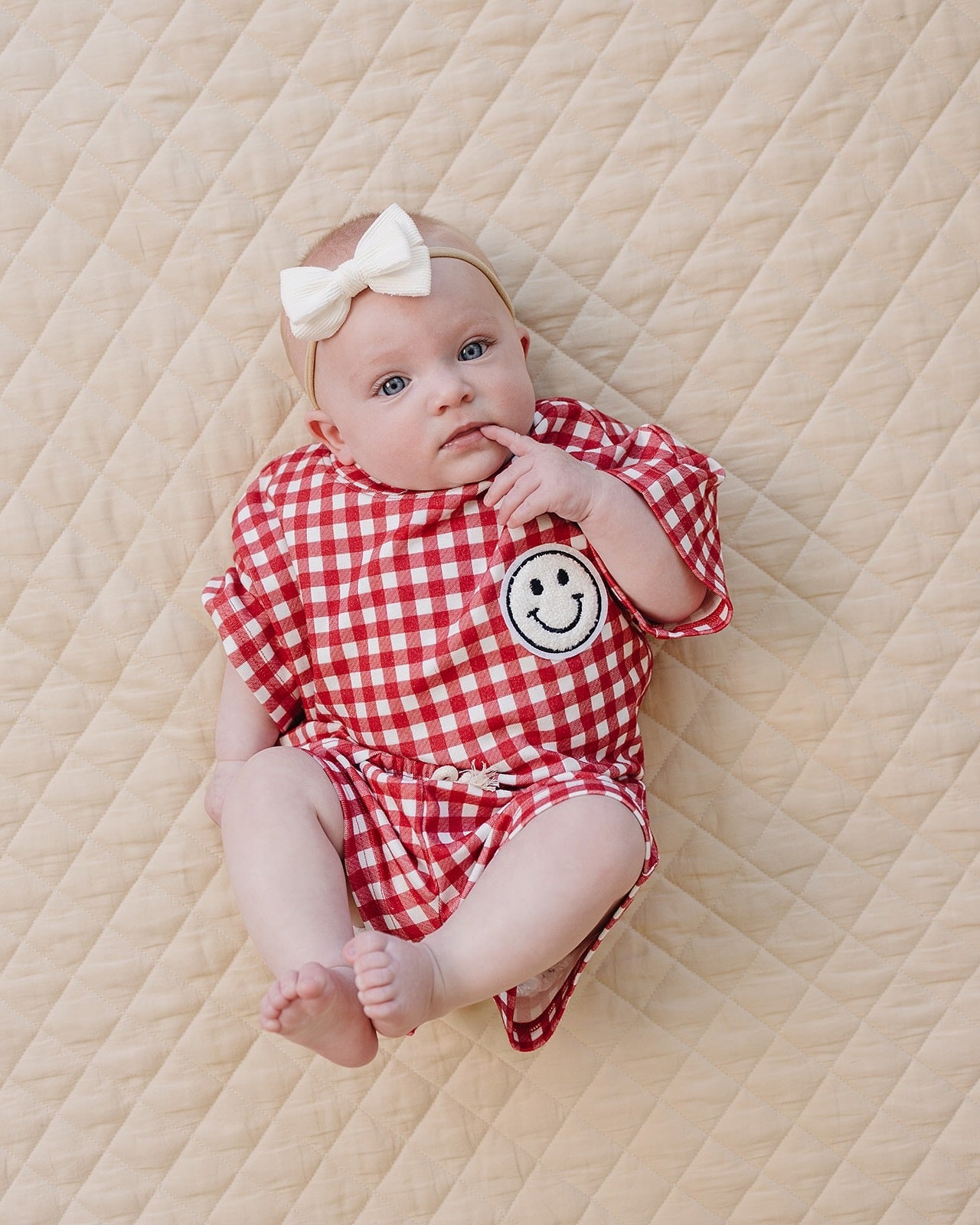 Shorts Set | Red Gingham