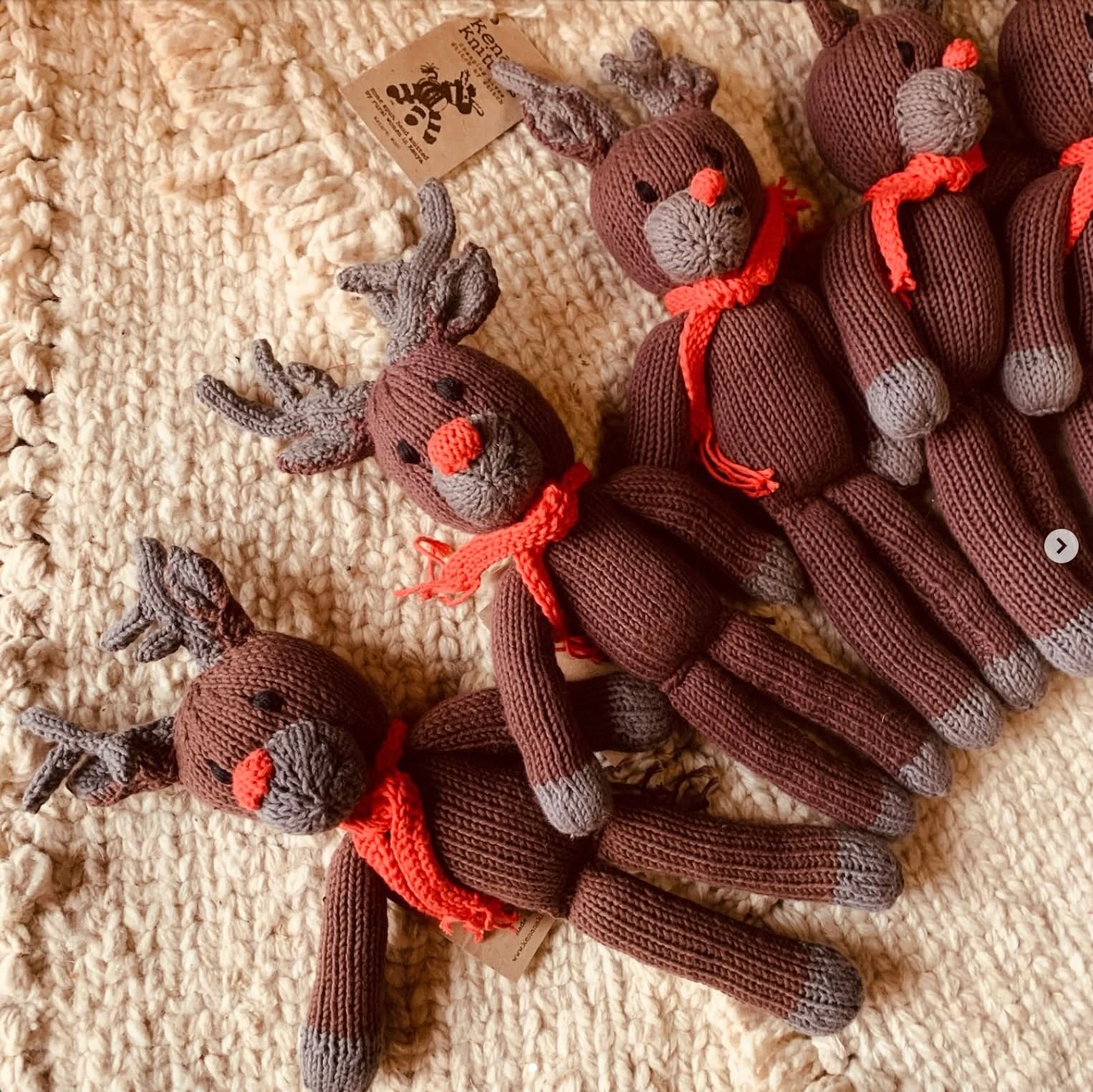 Knit Buddy | Juniper the Reindeer