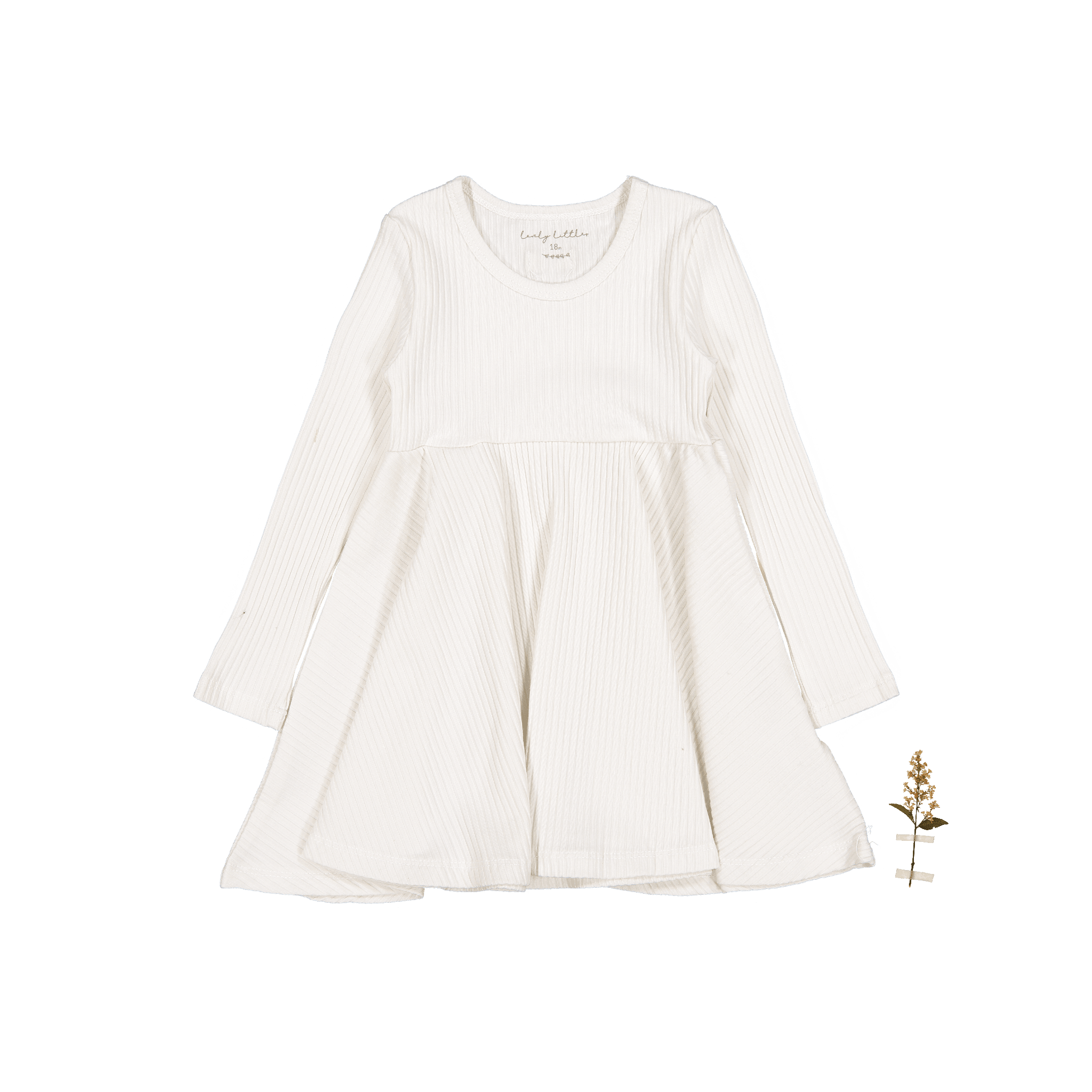 The Long Sleeve Dress - Pearl Long Sleeve Dress Lovely Littles