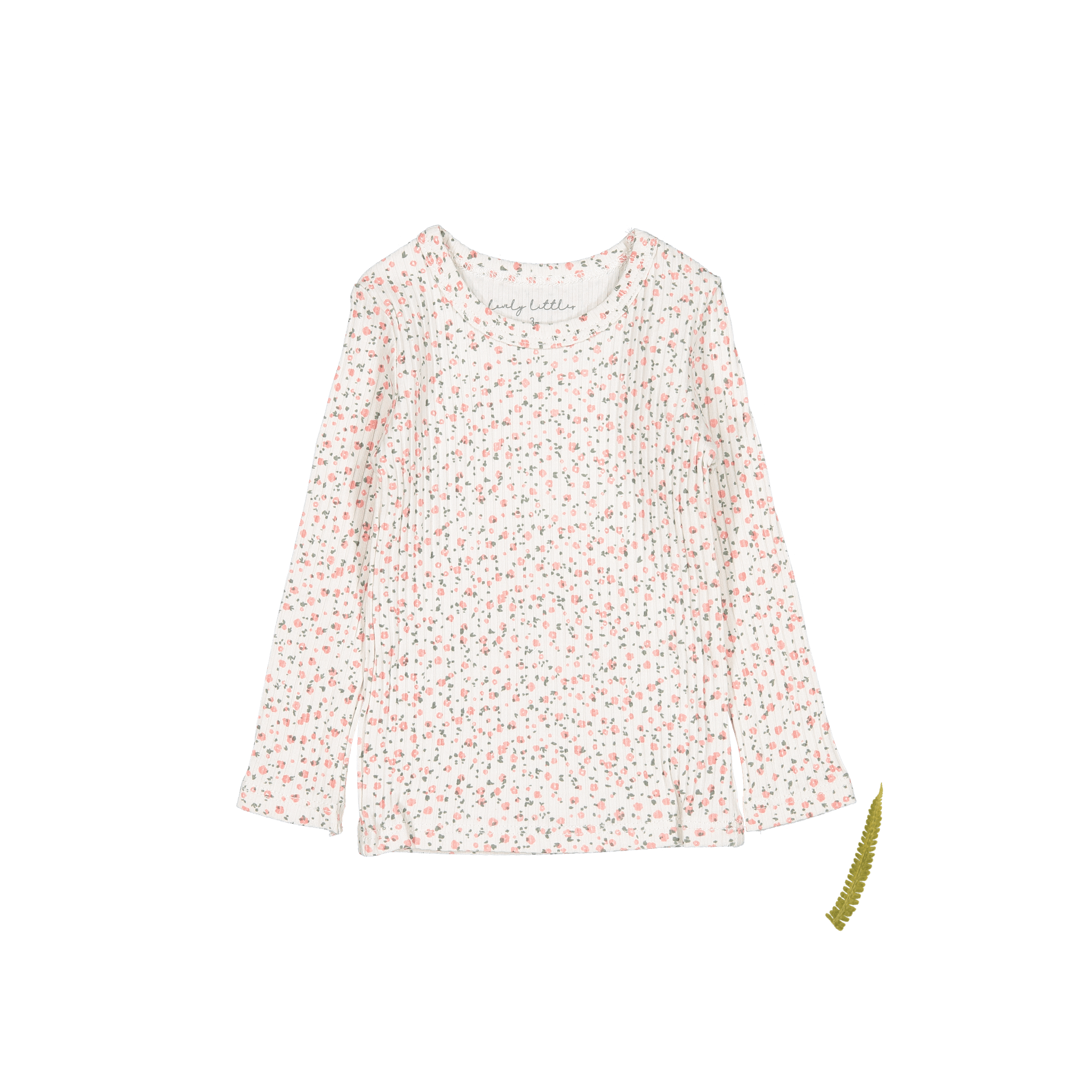 The Printed Long Sleeve Tee - Pearl Bud Long Sleeve Tee Lovely Littles
