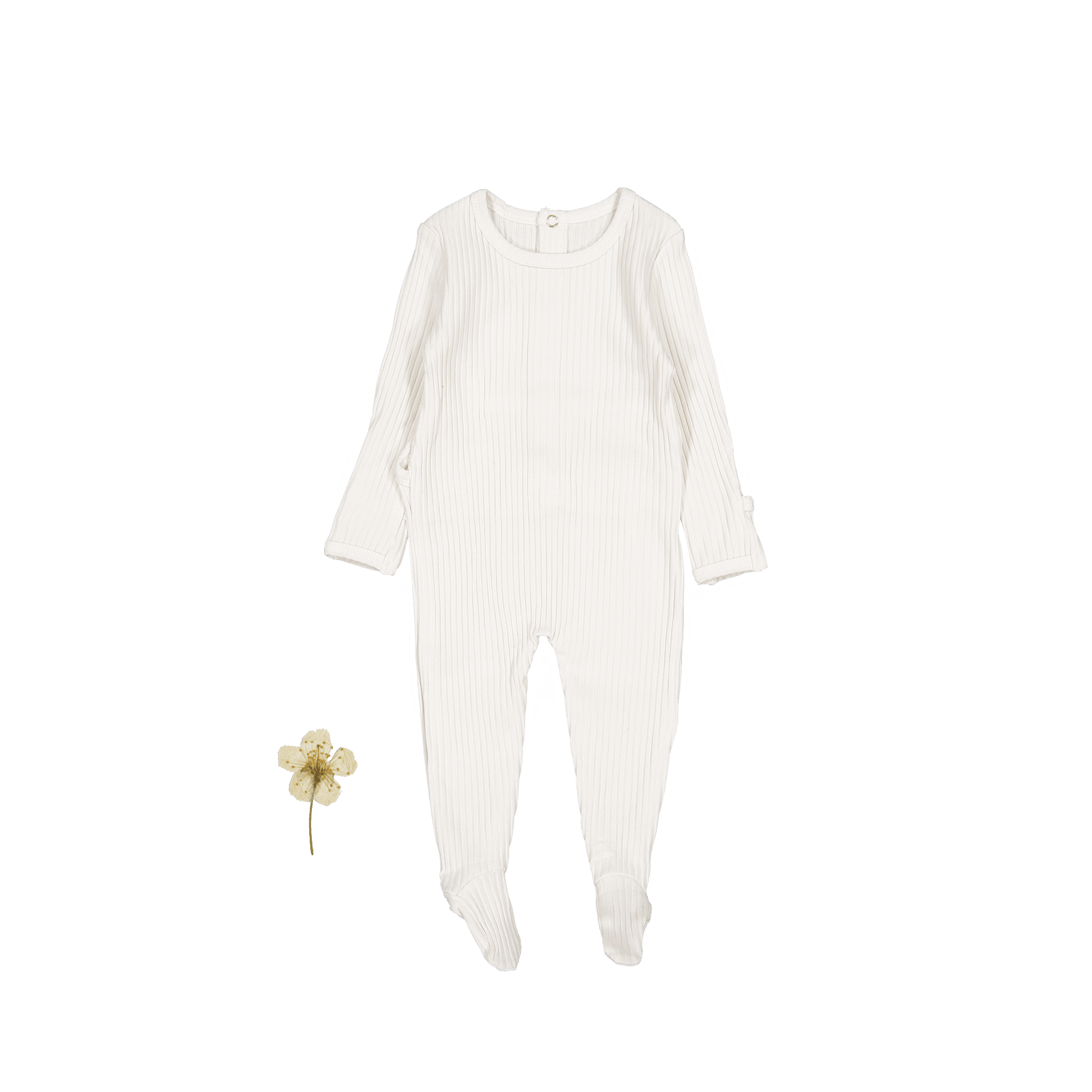 The Romper - Pearl Back Snap Romper Lovely Littles