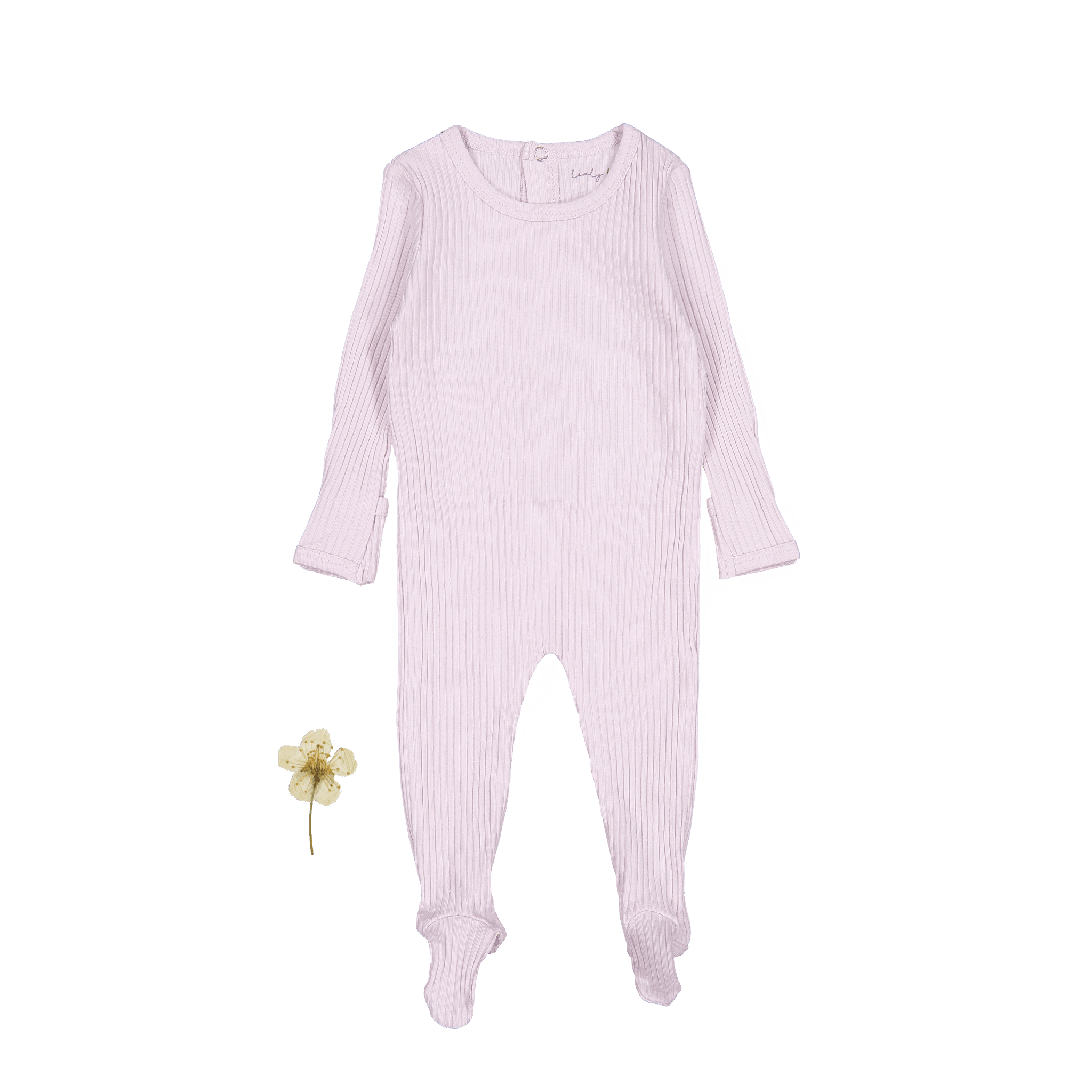 The Romper - Lilac Back Snap Romper Lovely Littles
