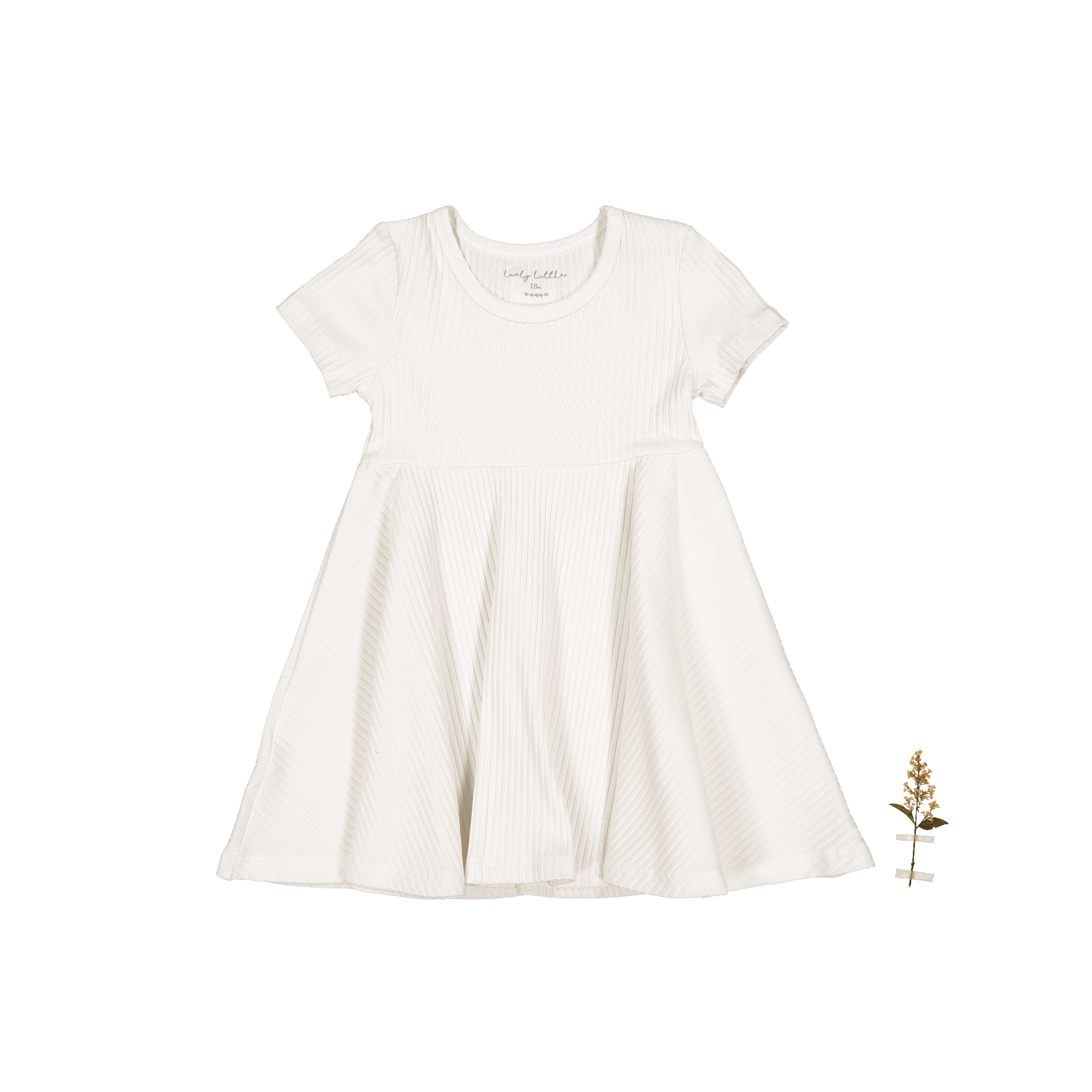 The Short Sleeve Dress - Pearl Short Sleeve Dress Lovely Littles