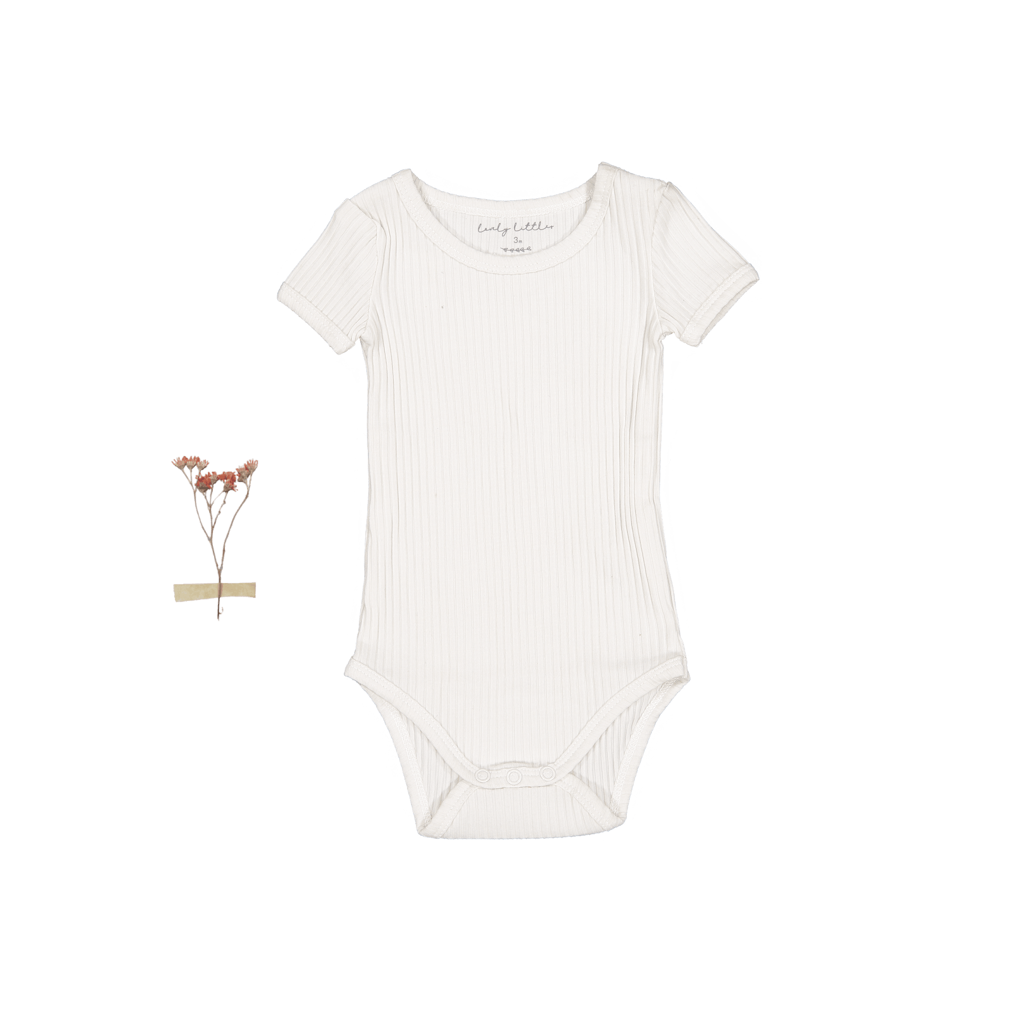 The Short Sleeve Onesie - Pearl Short Sleeve Onesie Lovely Littles