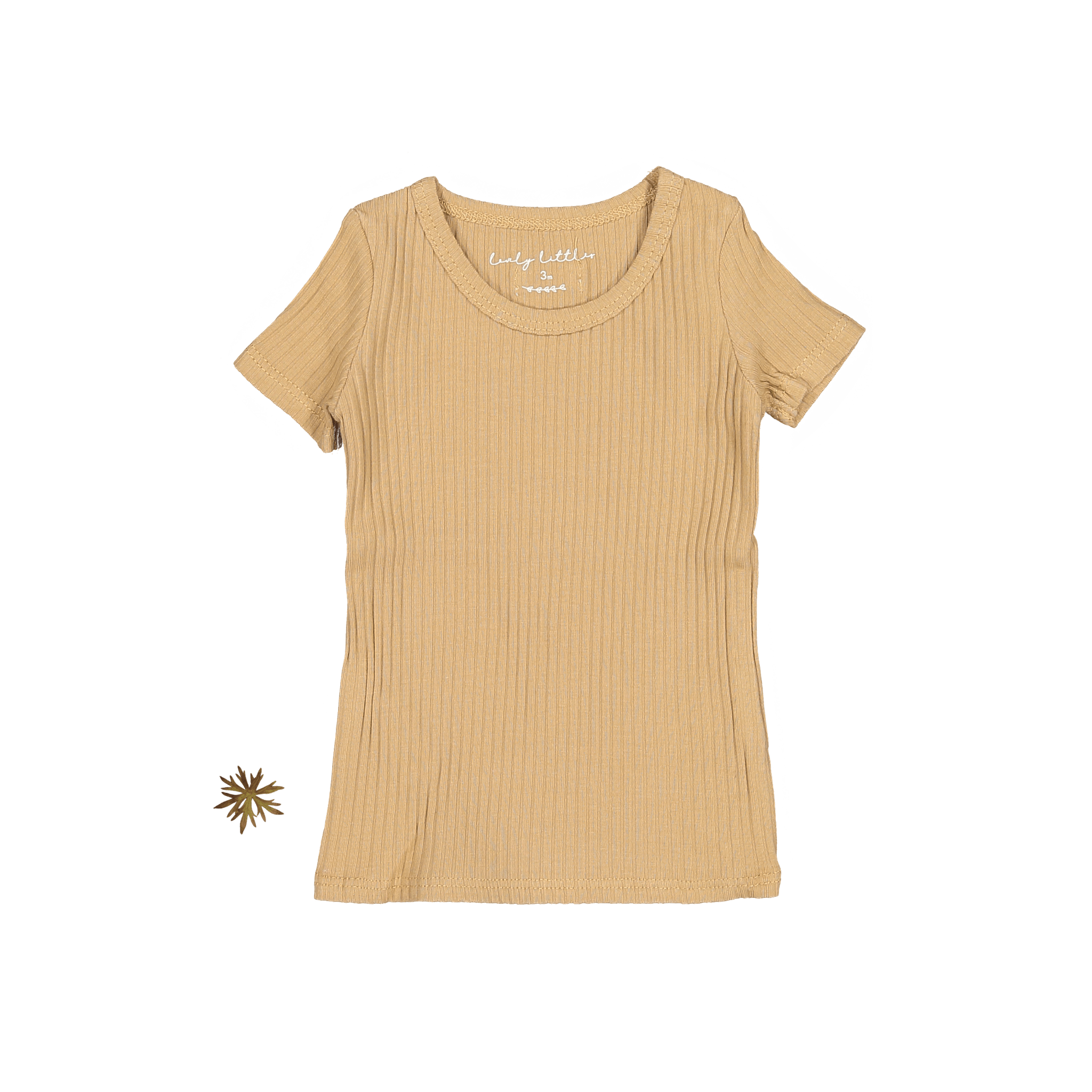 The Short Sleeve Tee - Tan Short Sleeve Tee Lovely Littles
