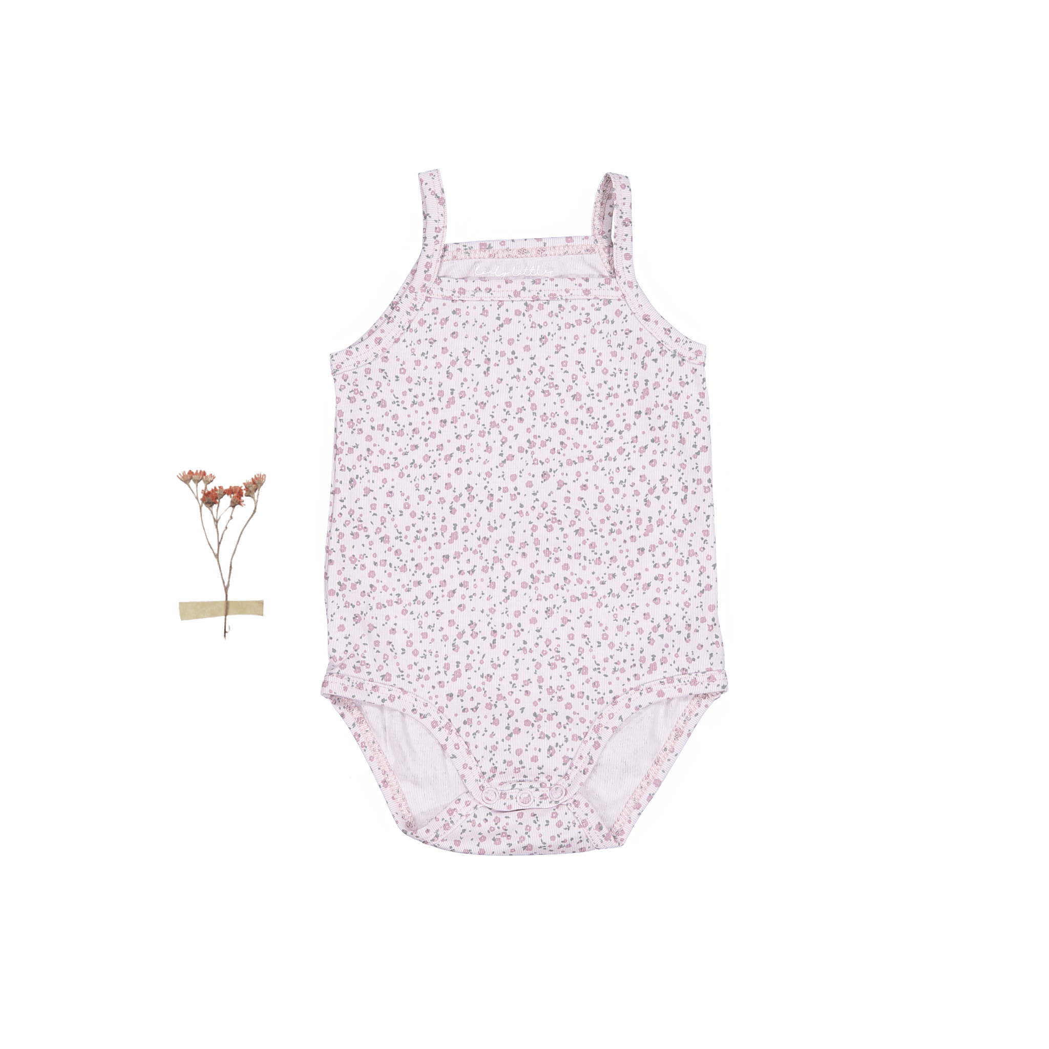 The Printed Tank Onesie - Lilac Bud Tank Onesie Lovely Littles