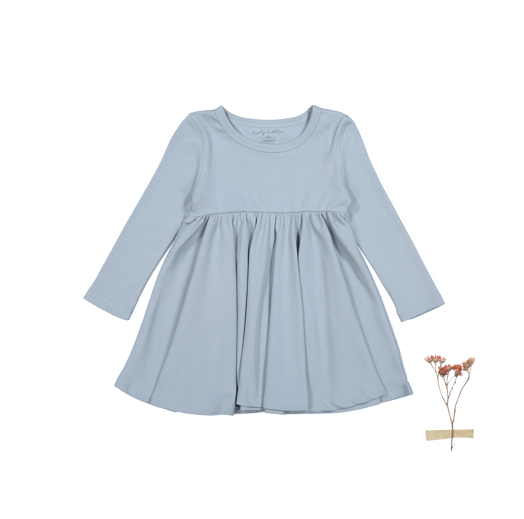 The Long Sleeve Dress - Ocean Long Sleeve Dress Lovely Littles