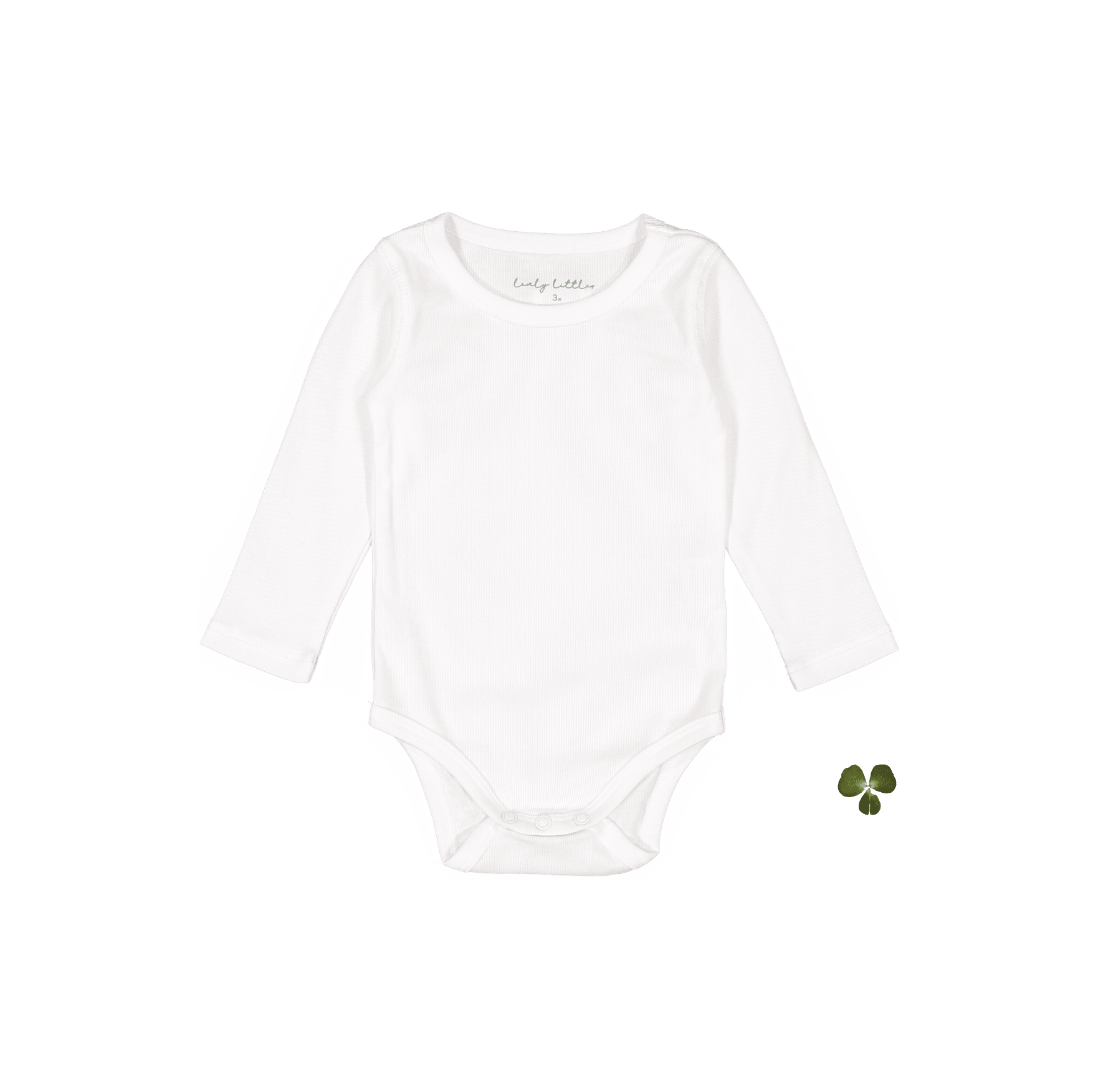 The Long Sleeve Onesie - White Long Sleeve Onesie Lovely Littles