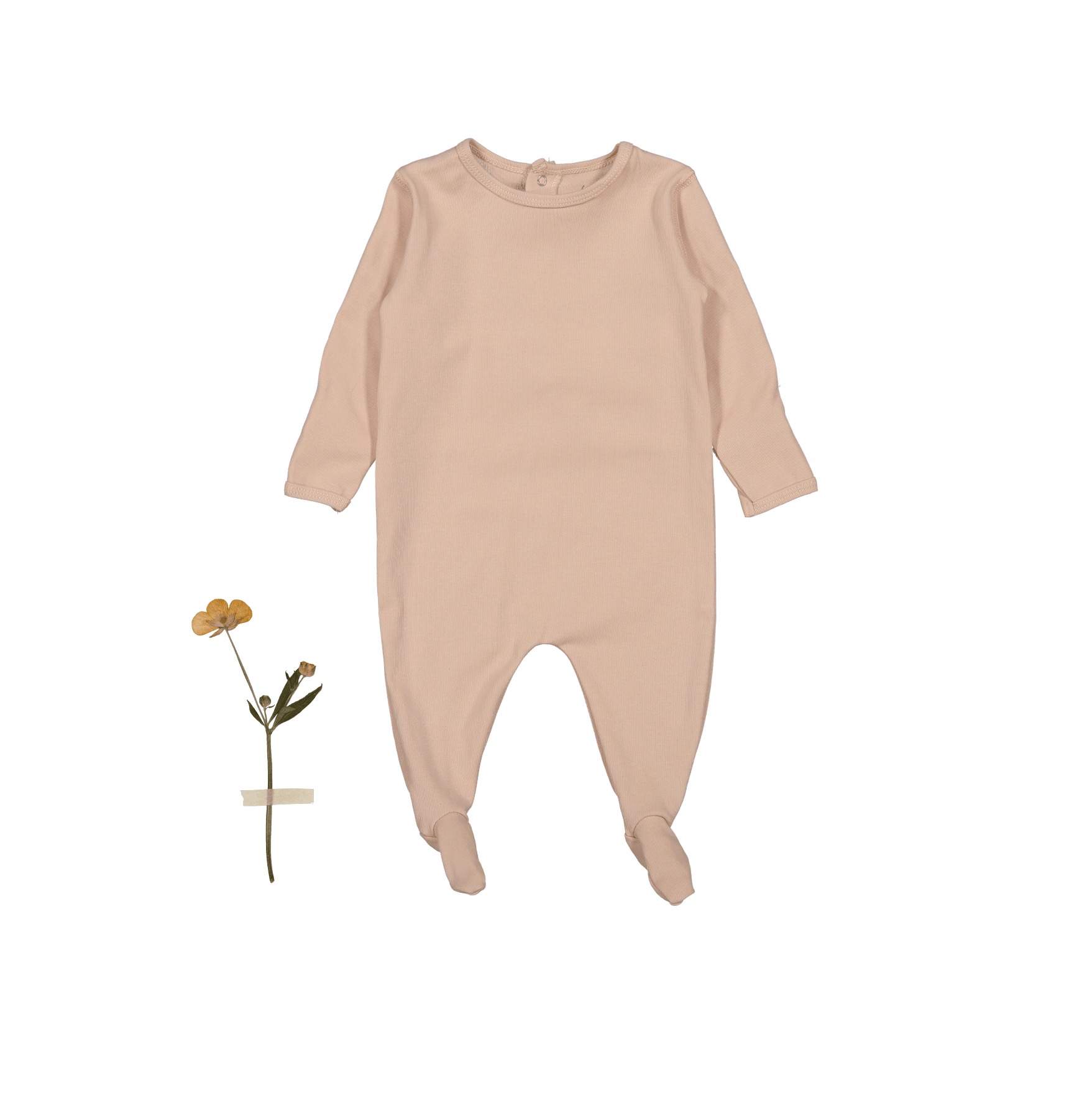 The Romper - Blush Back Snap Romper Lovely Littles