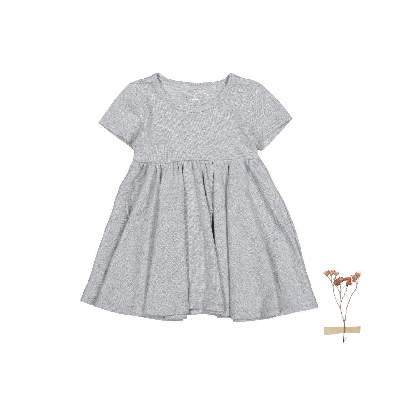 The Short Sleeve Dress - Heather Short Sleeve Dress Lovely Littles