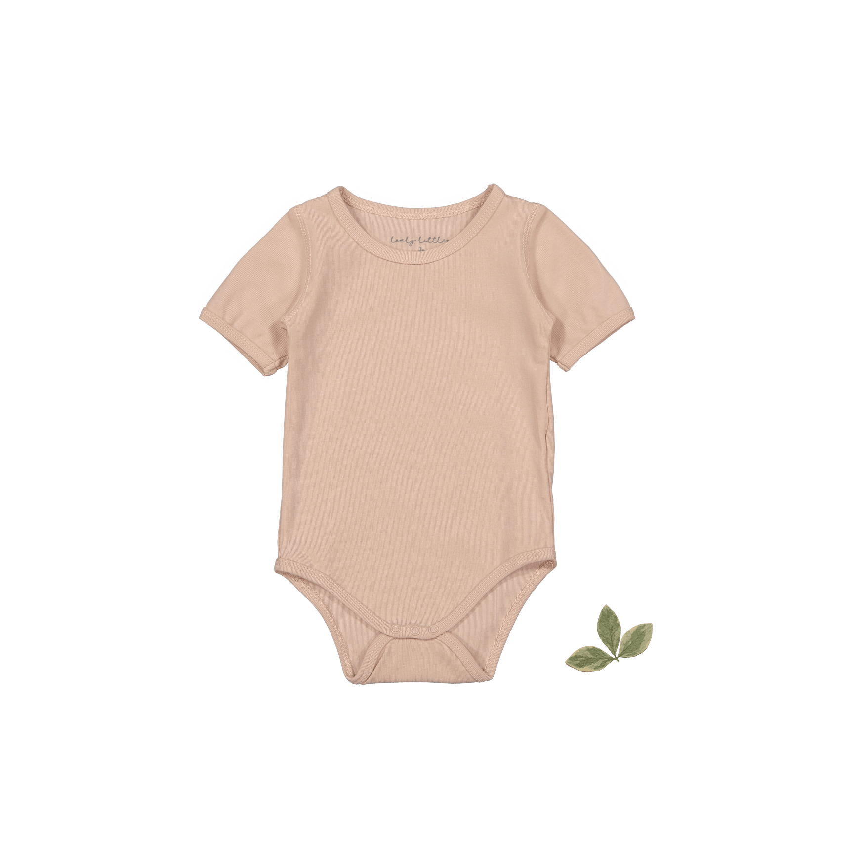 The Short Sleeve Onesie - Blush Short Sleeve Onesie Lovely Littles