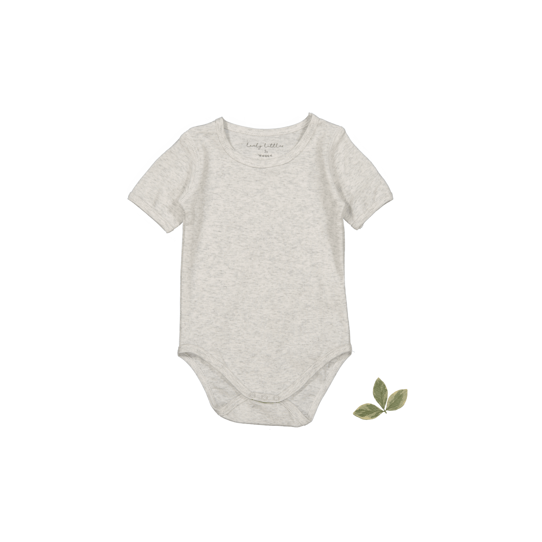 The Short Sleeve Onesie - Oatmeal Short Sleeve Onesie Lovely Littles