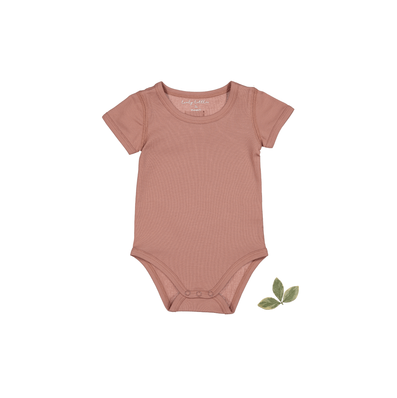 The Short Sleeve Onesie - Rosewood Short Sleeve Onesie Lovely Littles