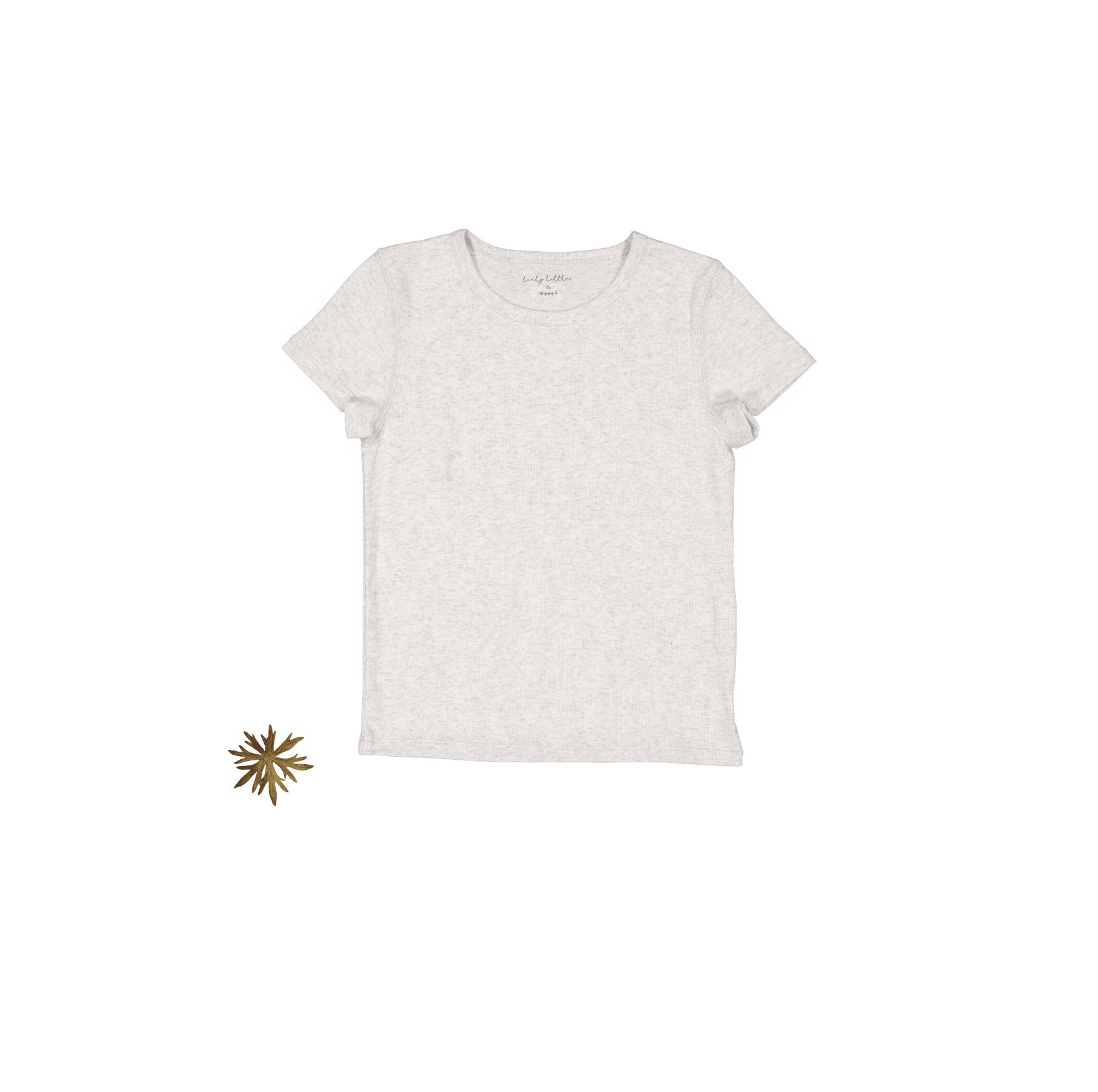 The Short Sleeve Tee - Oatmeal Short Sleeve Tee Lovely Littles