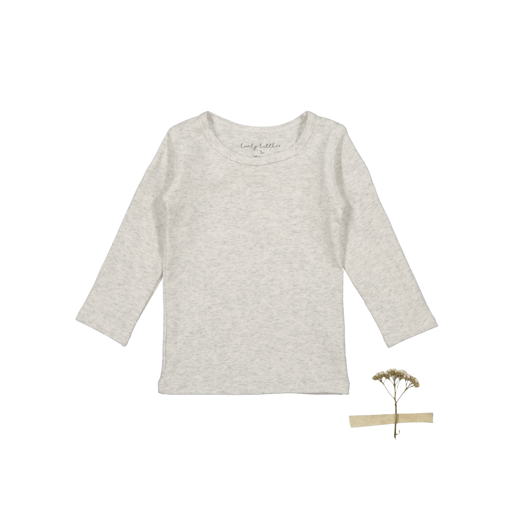 The Long Sleeve Tee - Oatmeal Long Sleeve Tee Lovely Littles