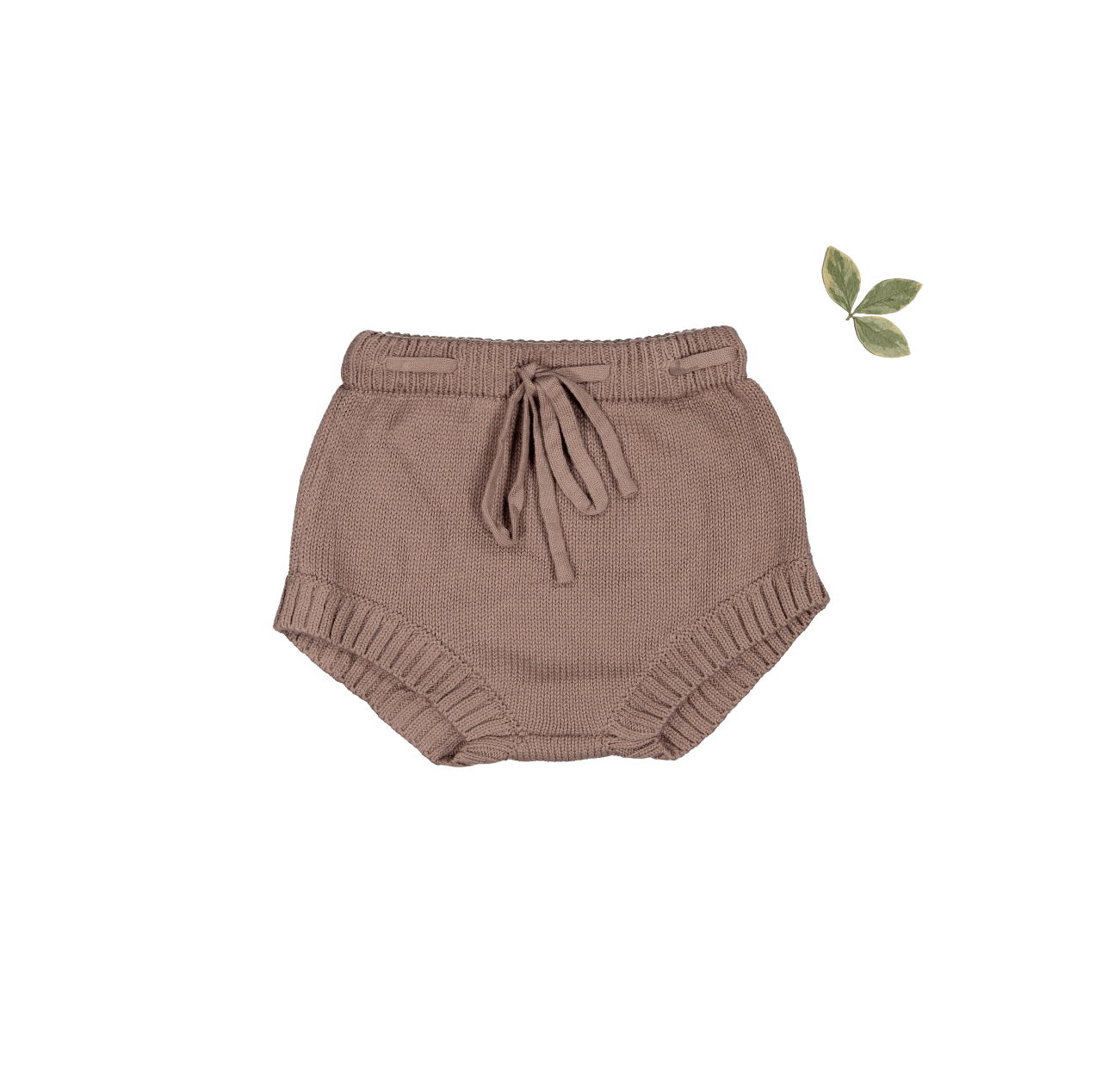 The Chunky Knit Bloomer - Taupe Knit Bloomer Lovely Littles