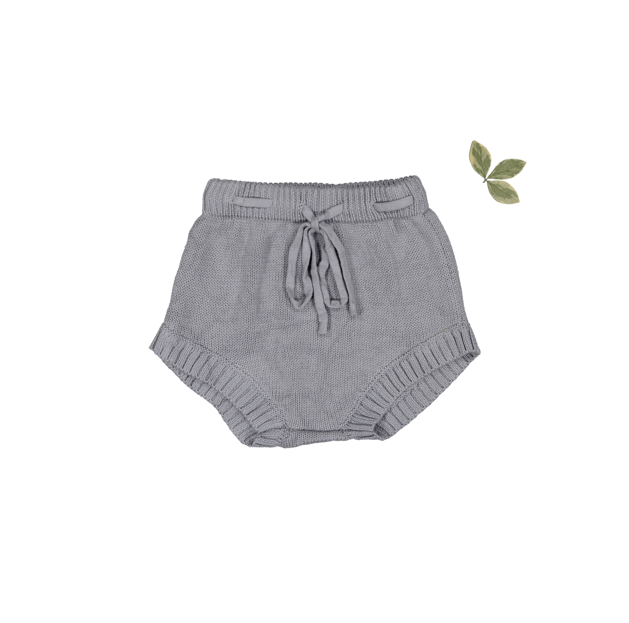 The Chunky Knit Bloomer - Slate Knit Bloomer Lovely Littles