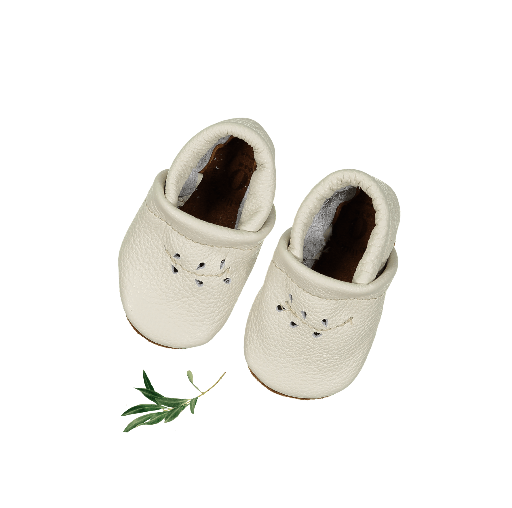 The Leather Mocc - Bone Shoes Lovely Littles