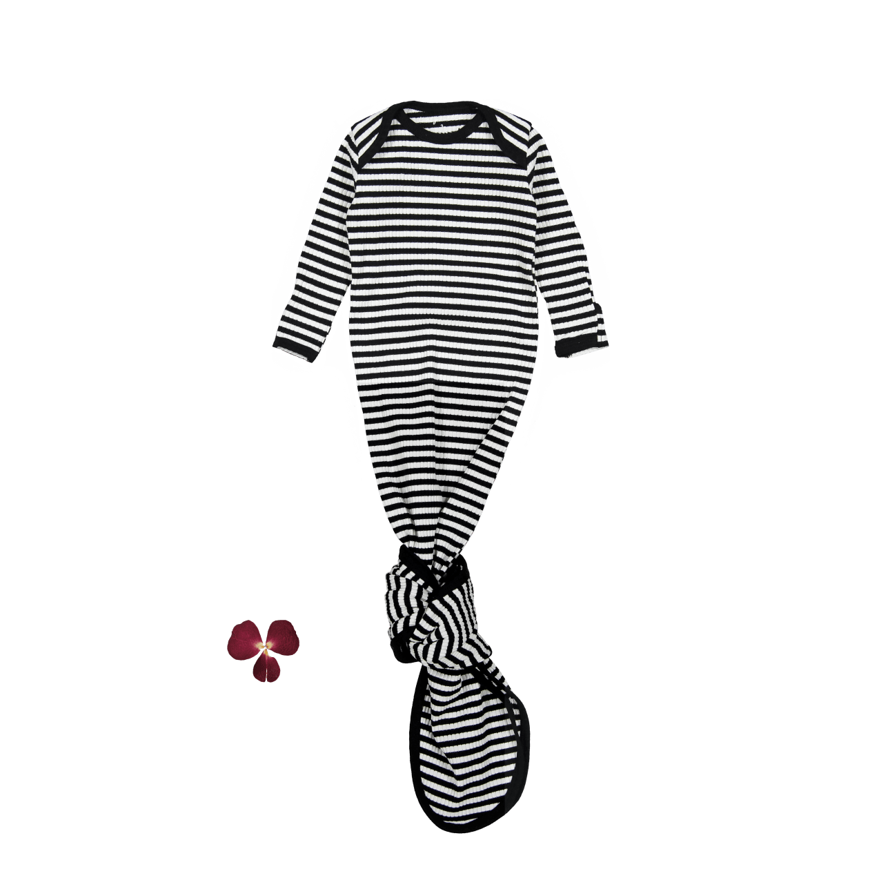The Printed Baby Gown - Stripe Baby Gown Lovely Littles