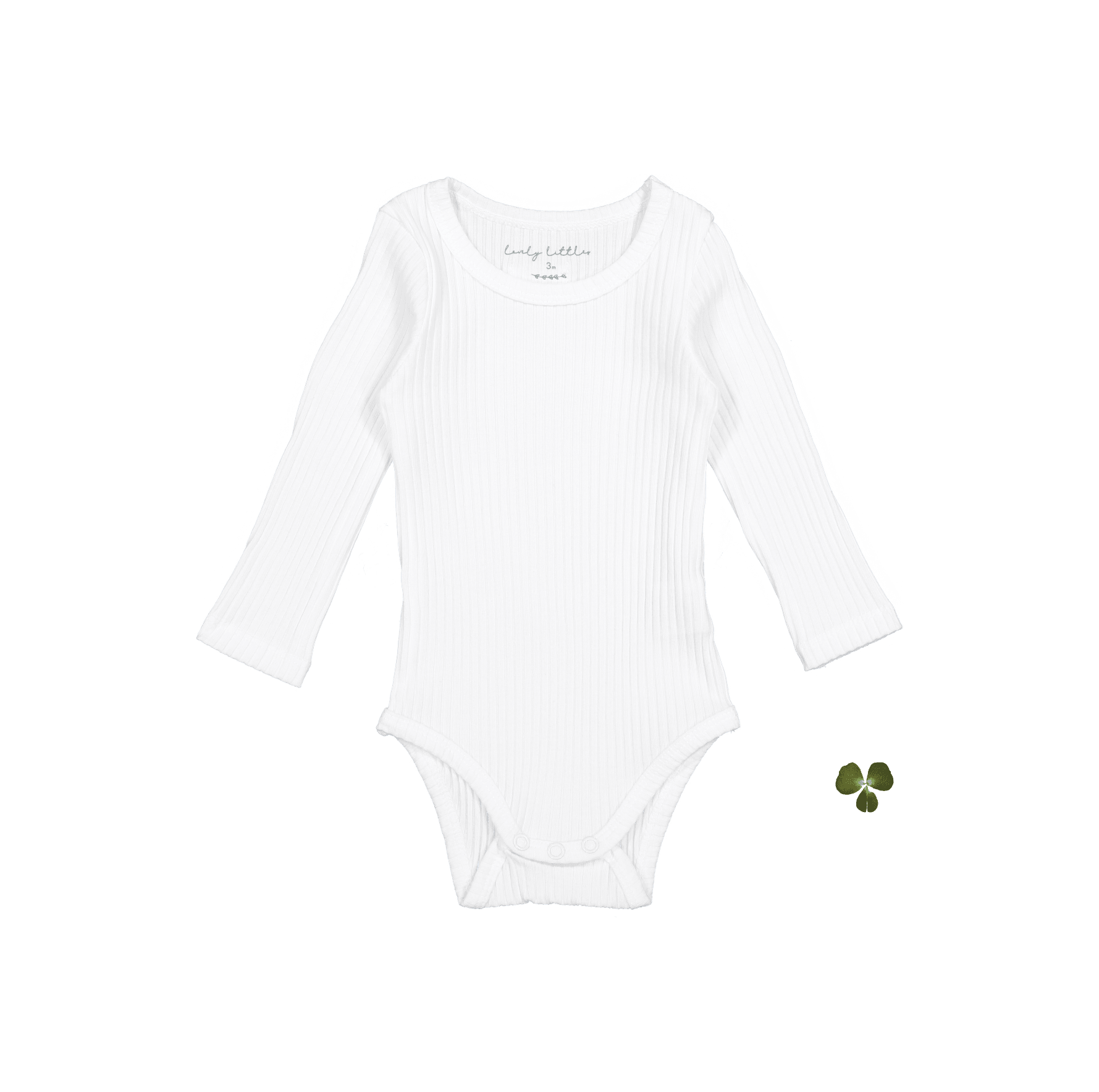 The Long Sleeve Onesie - Bone Long Sleeve Onesie Lovely Littles